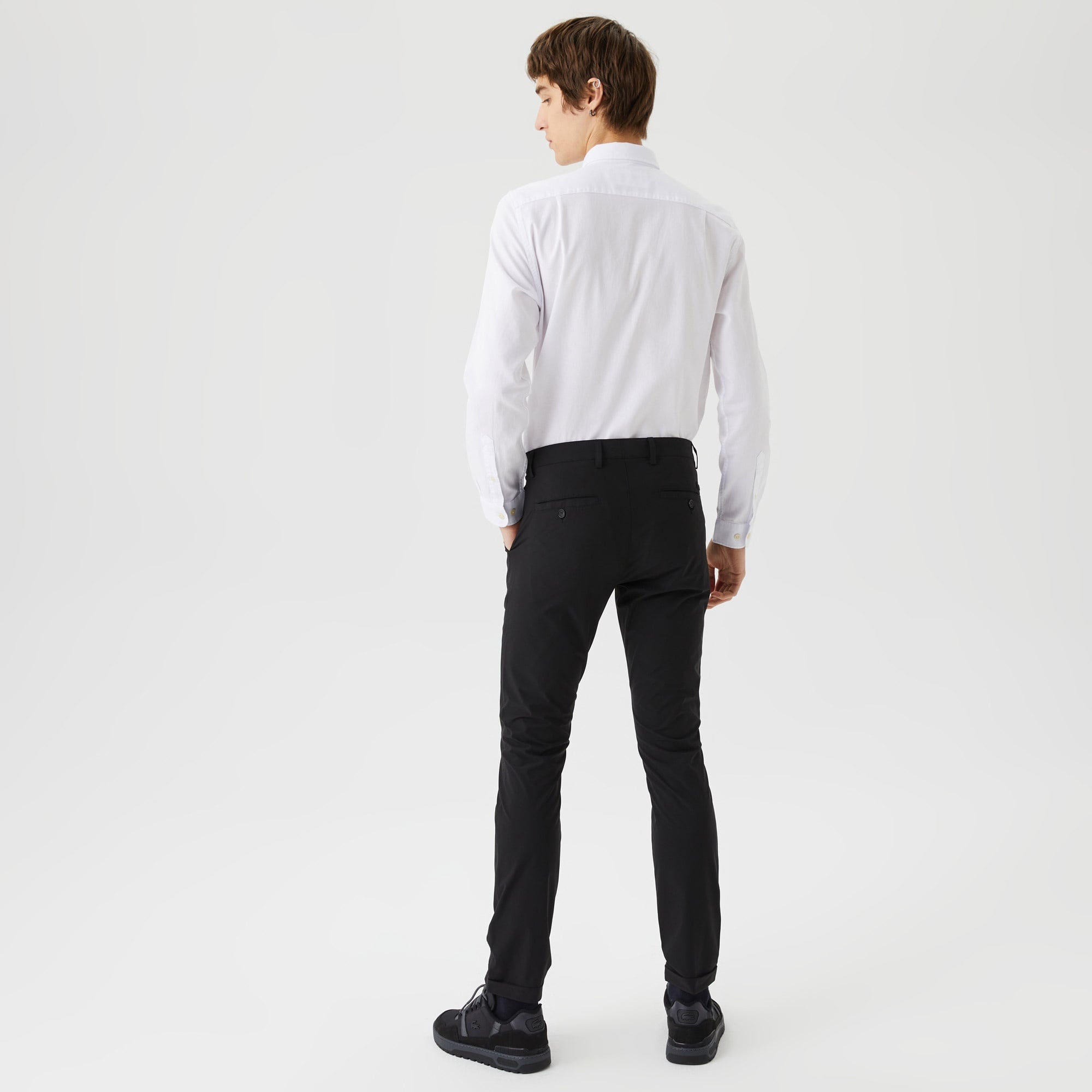 Lacoste Erkek Slim Fit Chino Siyah Pantolon