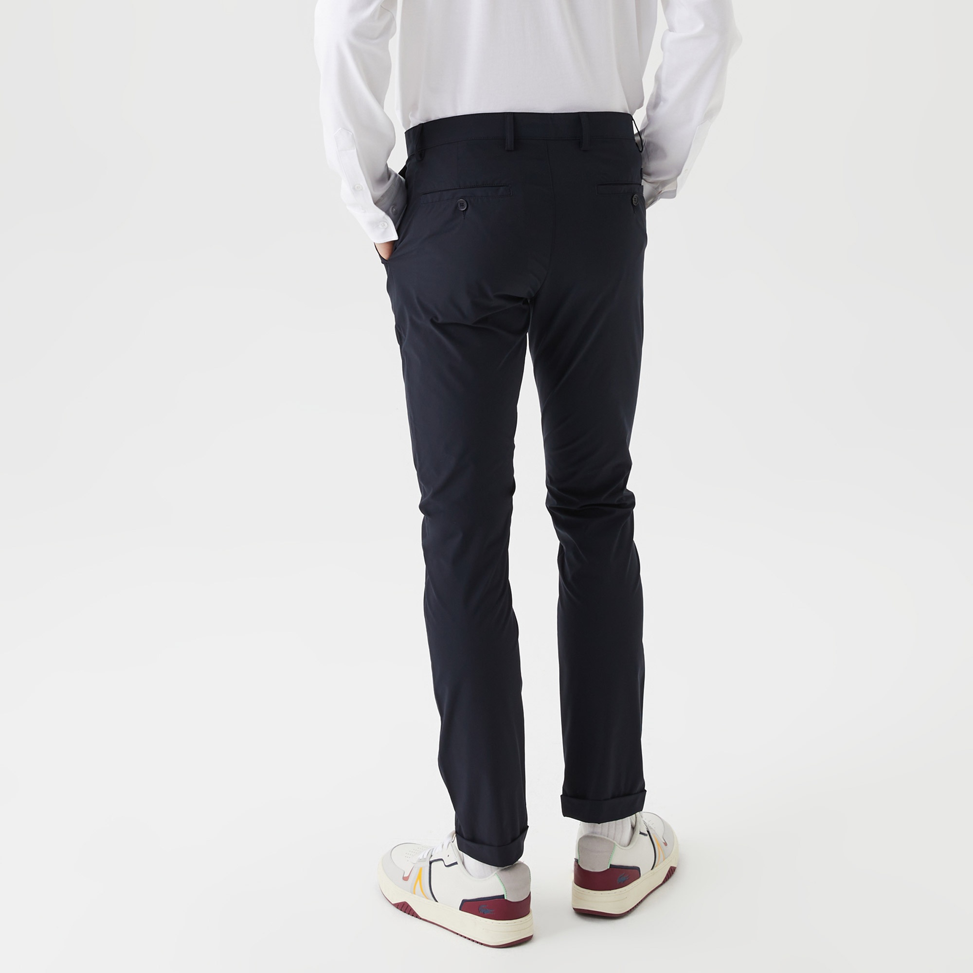 Lacoste Erkek Slim Fit Lacivert Pantolon