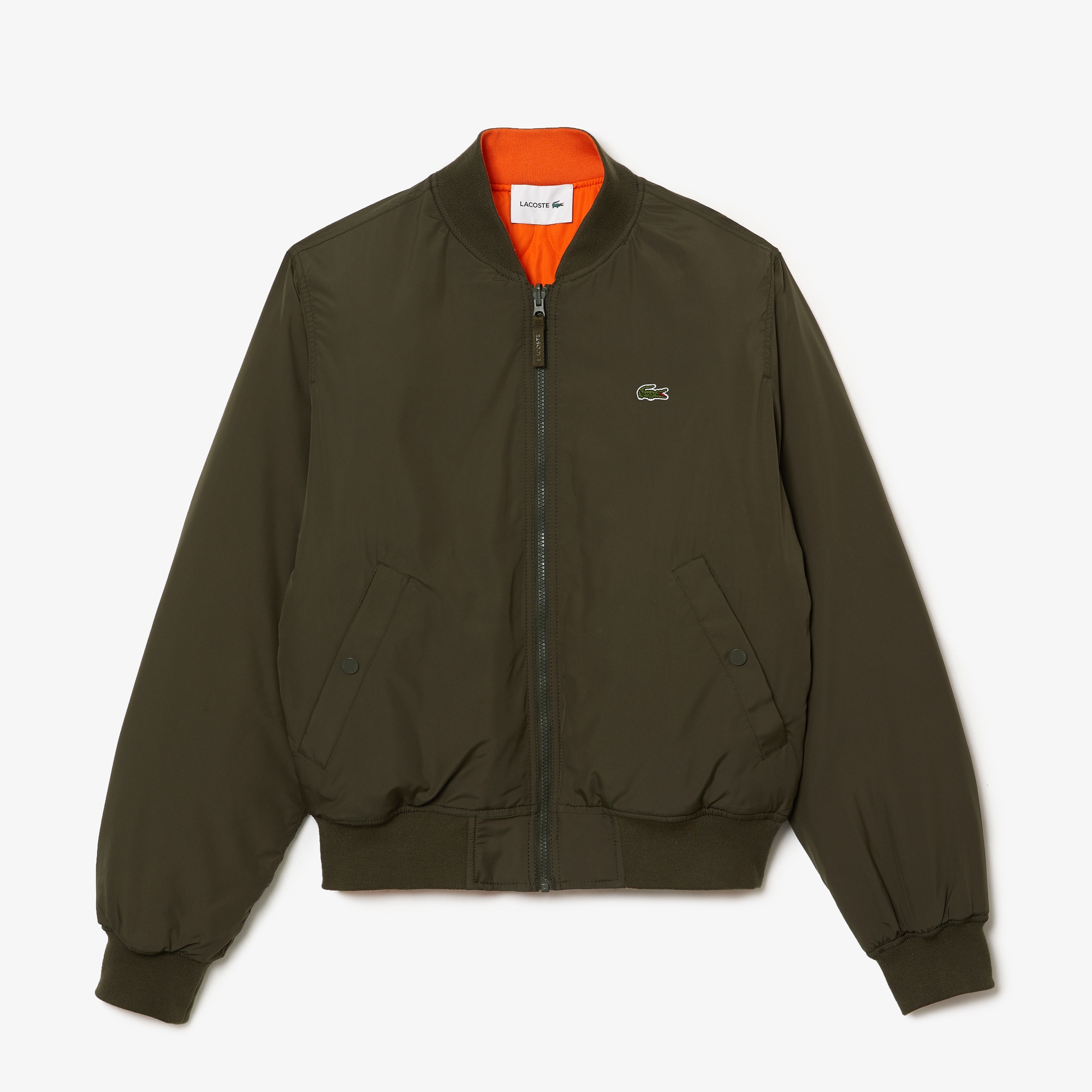 Lacoste Erkek Hakim Yaka Çift Taraflı Haki Mont