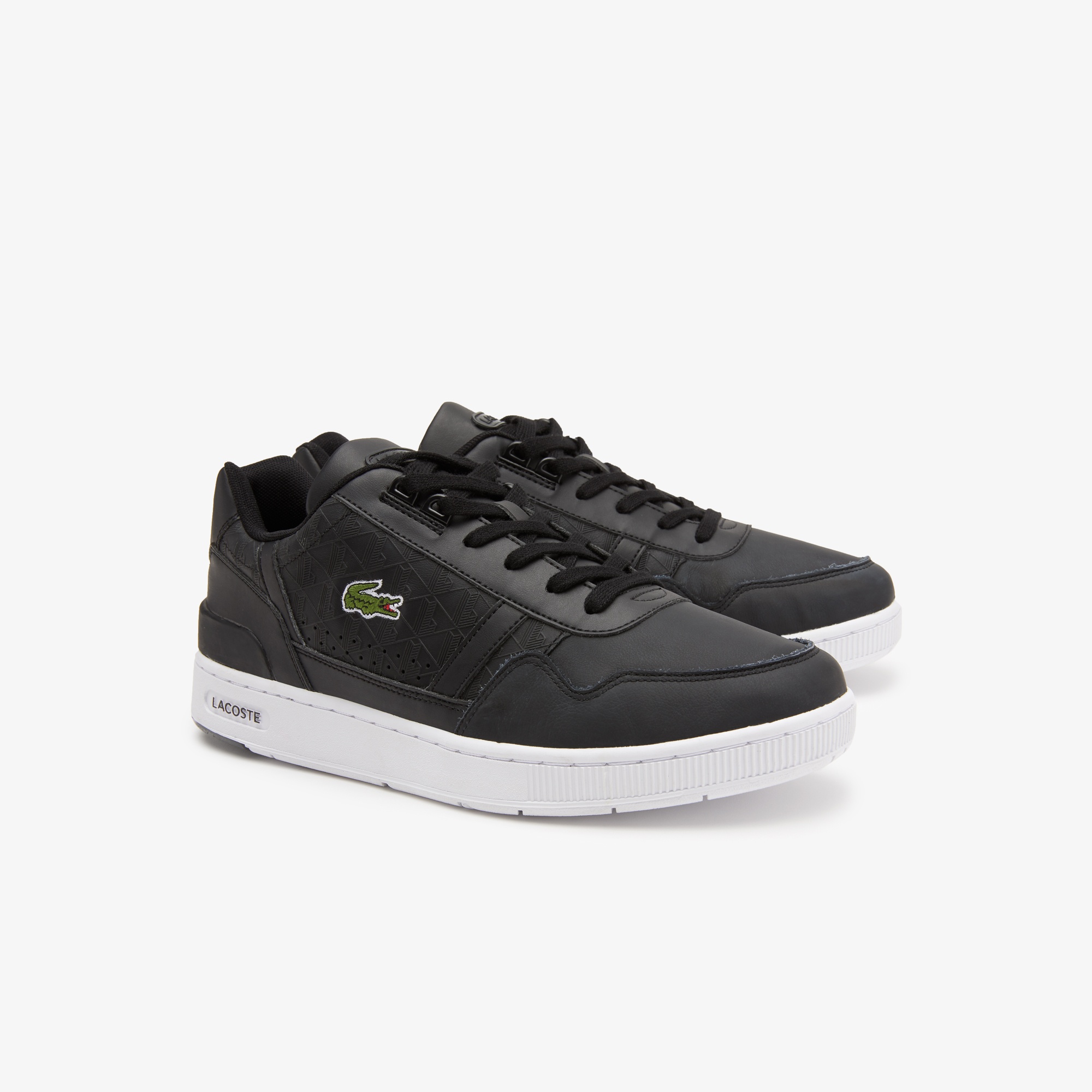 Lacoste SPORT T-Clip Erkek Monogram Siyah Sneaker