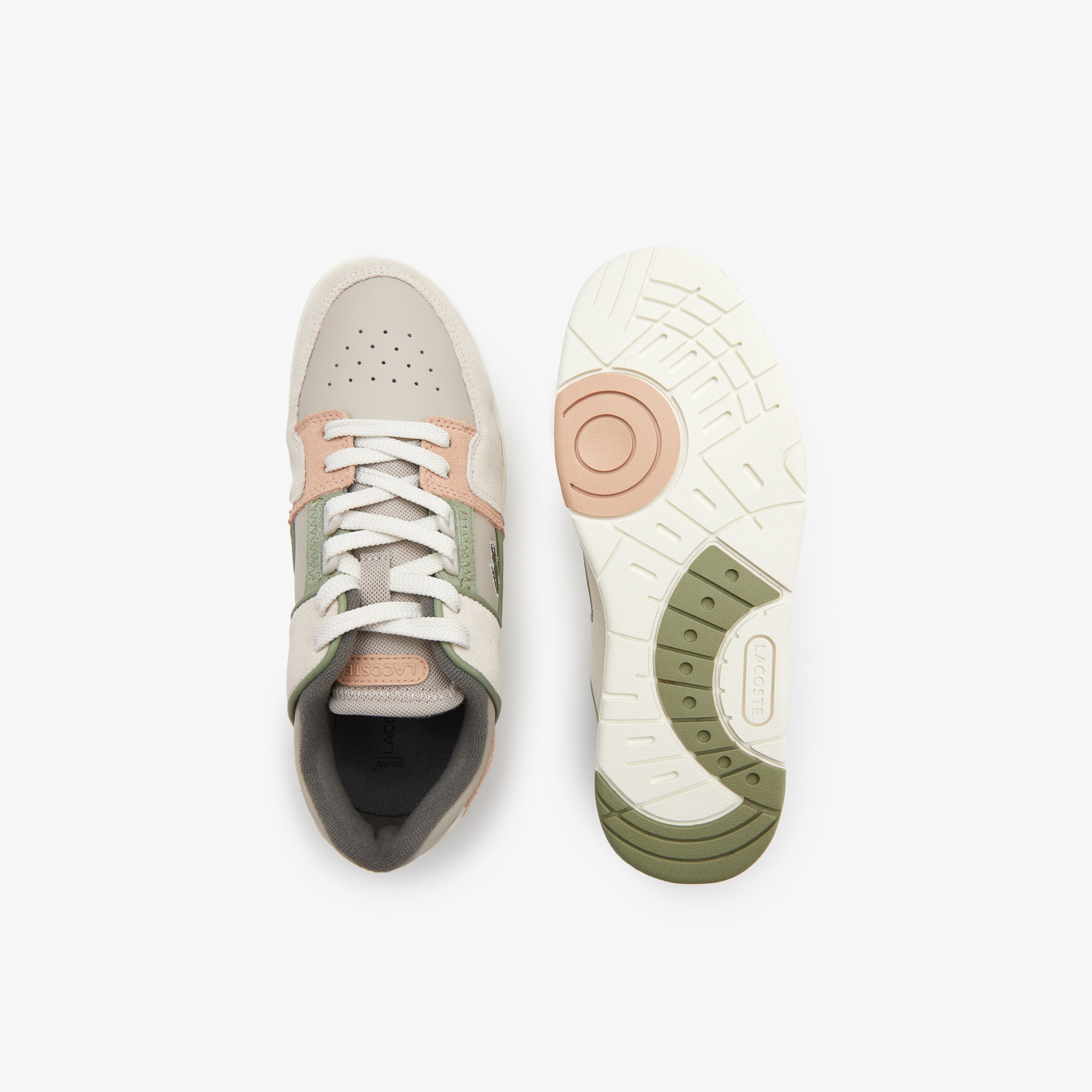 Lacoste SPORT Court Cage Kadın Bej Sneaker