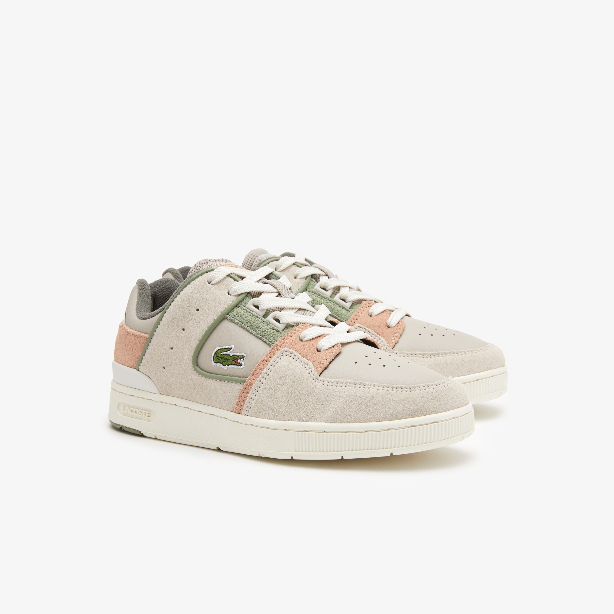 Lacoste SPORT Court Cage Kadın Bej Sneaker