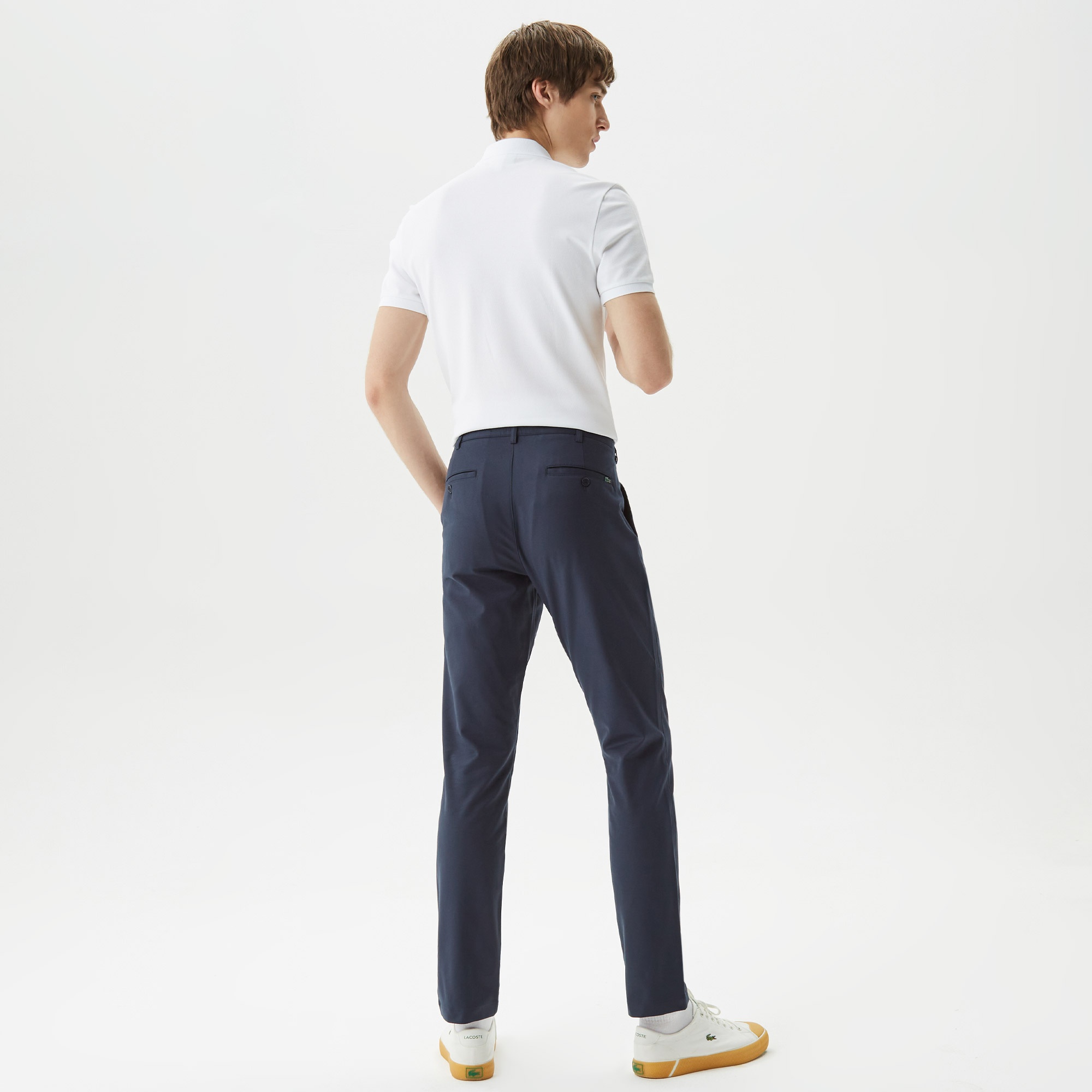 Lacoste Erkek Slim Fit Lacivert Pantolon
