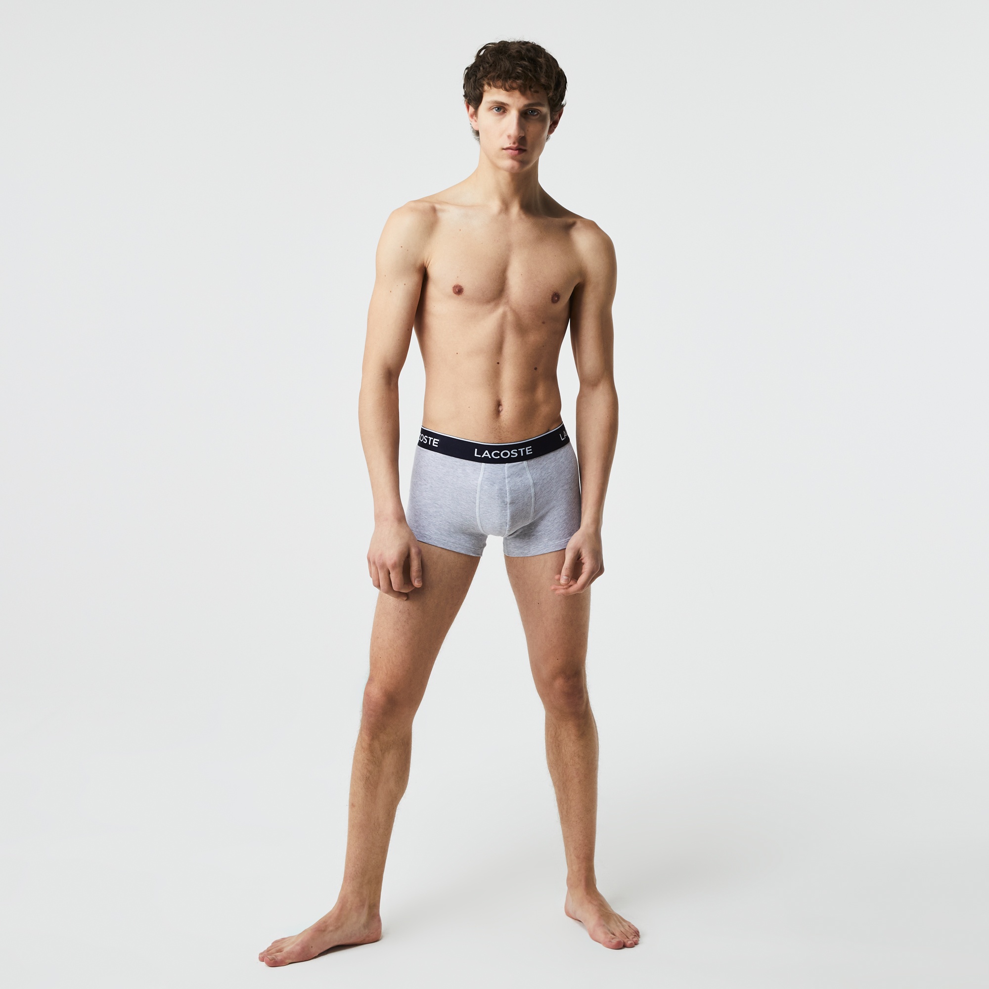 Lacoste Erkek 3'lü Renkli Boxer