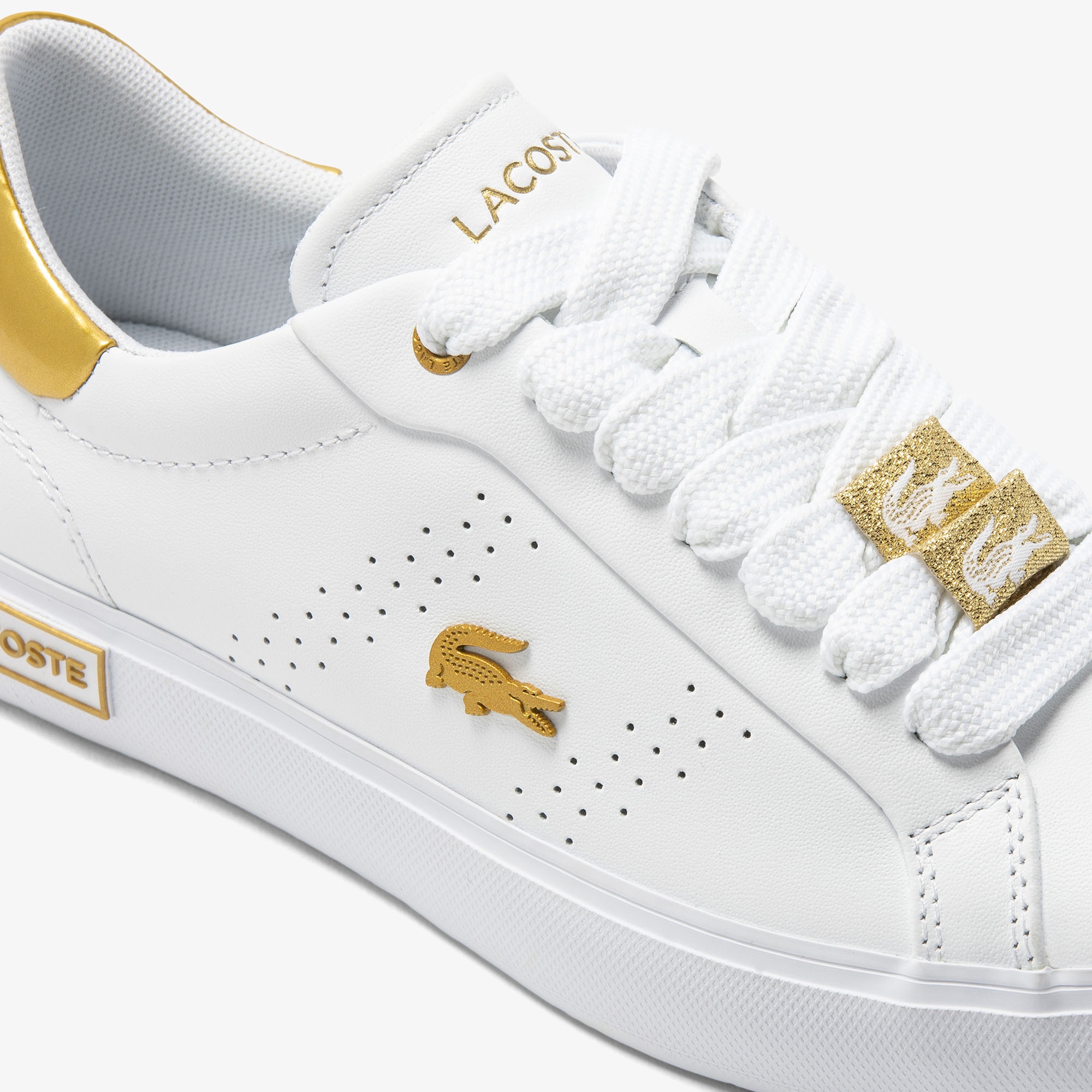 Lacoste Powercourt Kadın Beyaz Sneaker