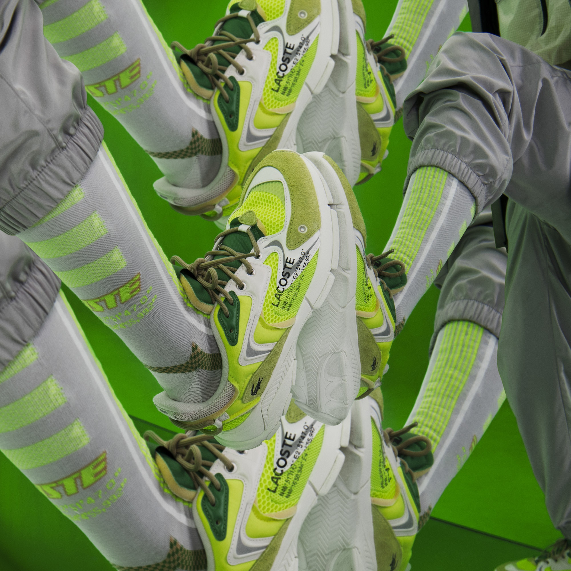 Lacoste L003 Neo Erkek Sarı Sneaker