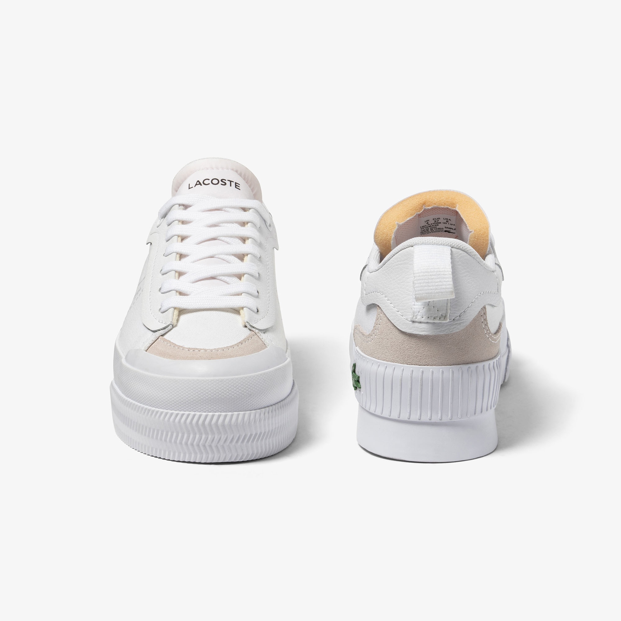 Lacoste L004 Platform Kadın Beyaz Sneaker