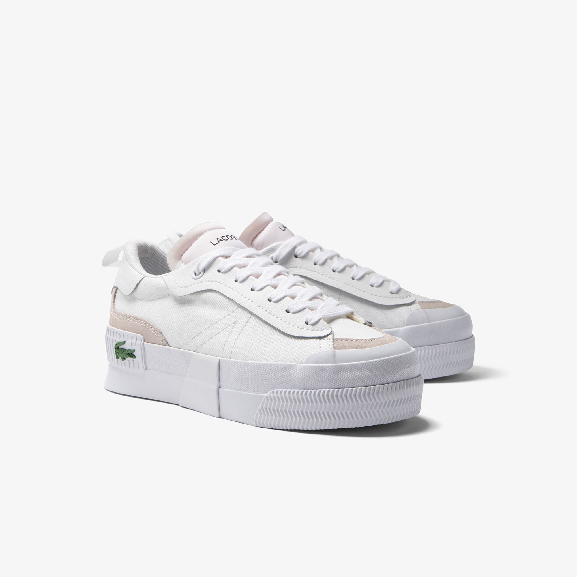 Lacoste L004 Platform Kadın Beyaz Sneaker