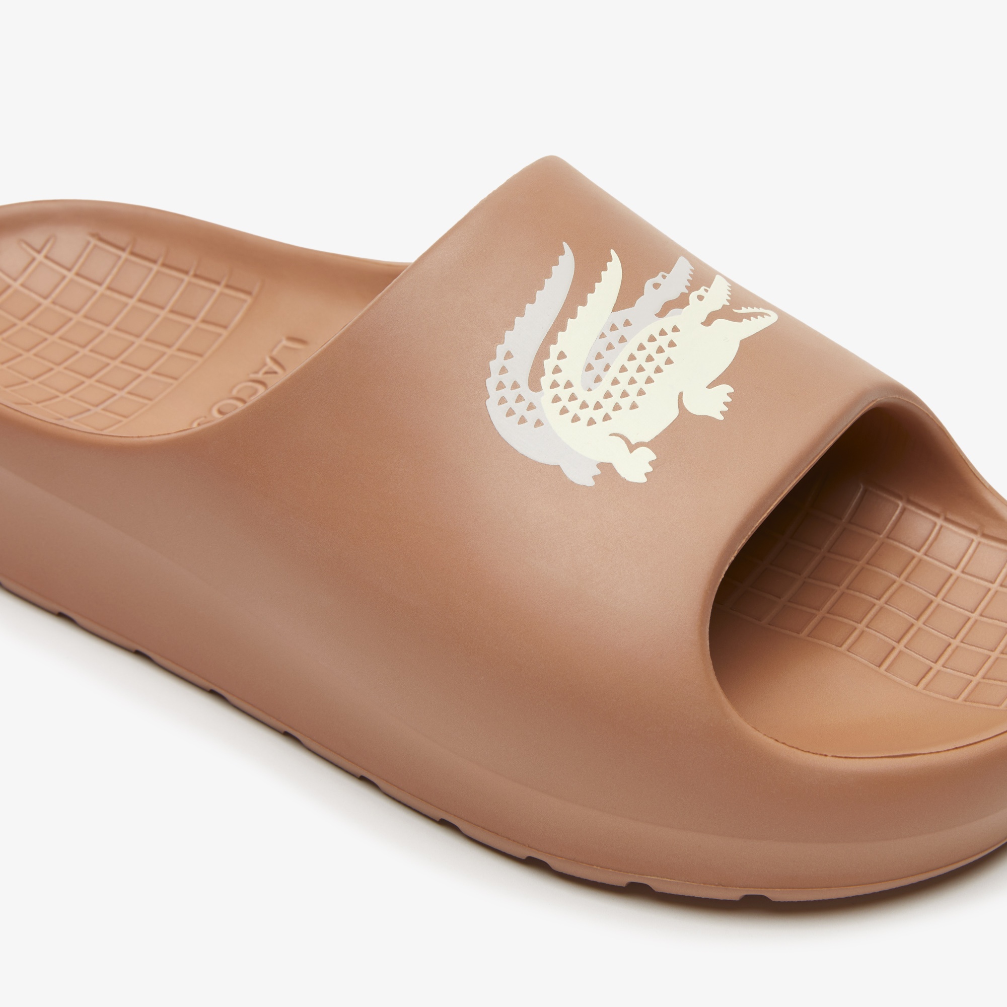 Lacoste Croco 2.0 Evo Kadın Kahverengi Terlik