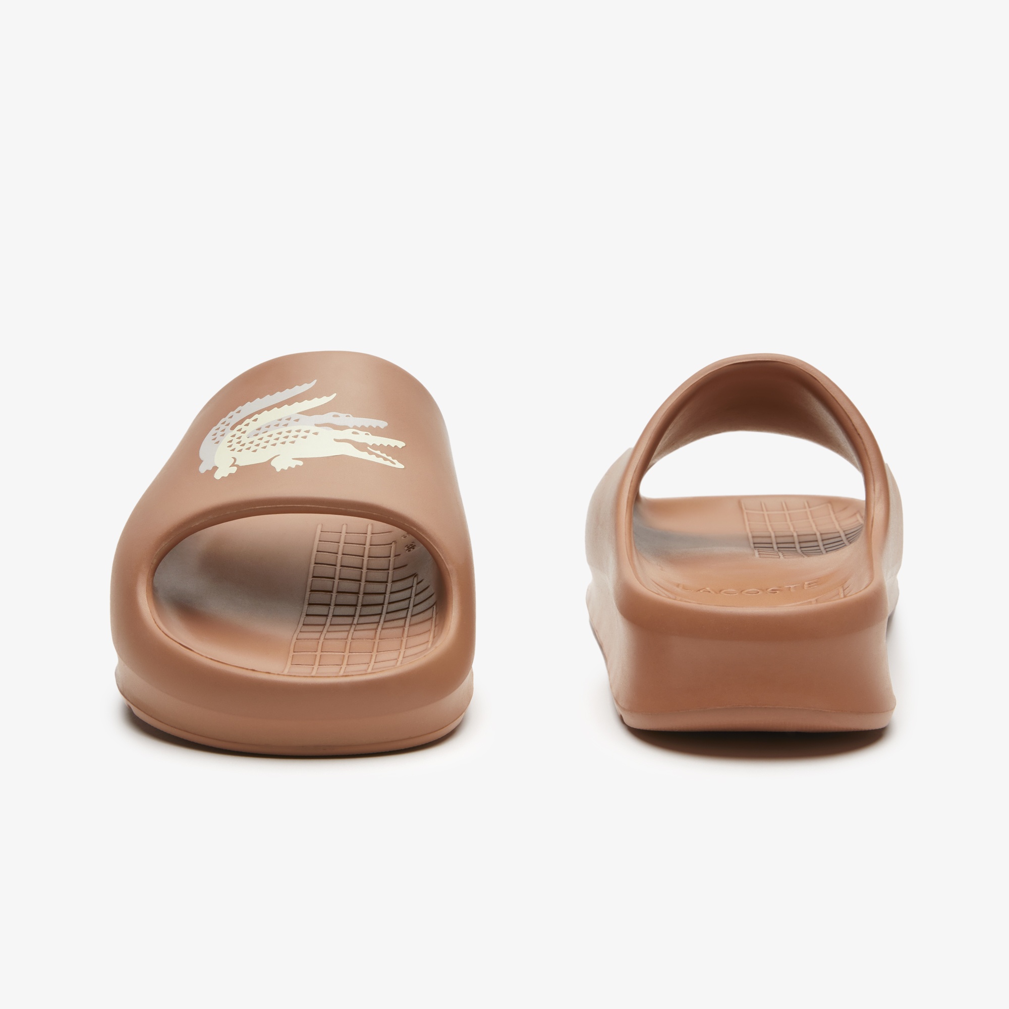 Lacoste Croco 2.0 Evo Kadın Kahverengi Terlik
