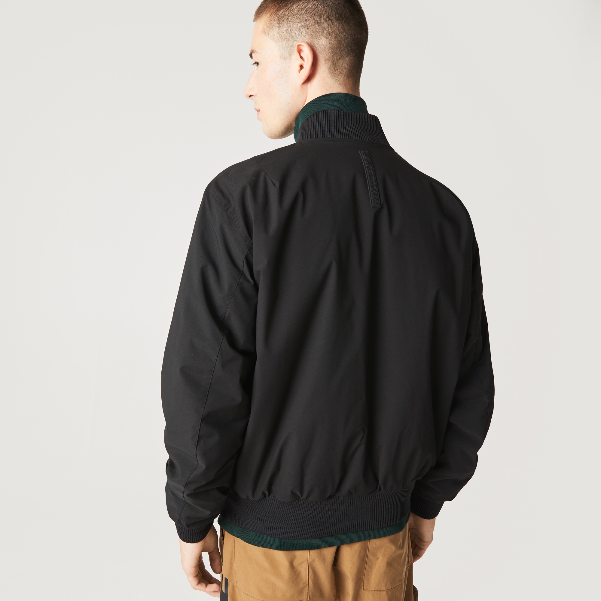 Lacoste Erkek Oversize Siyah Bomber Ceket