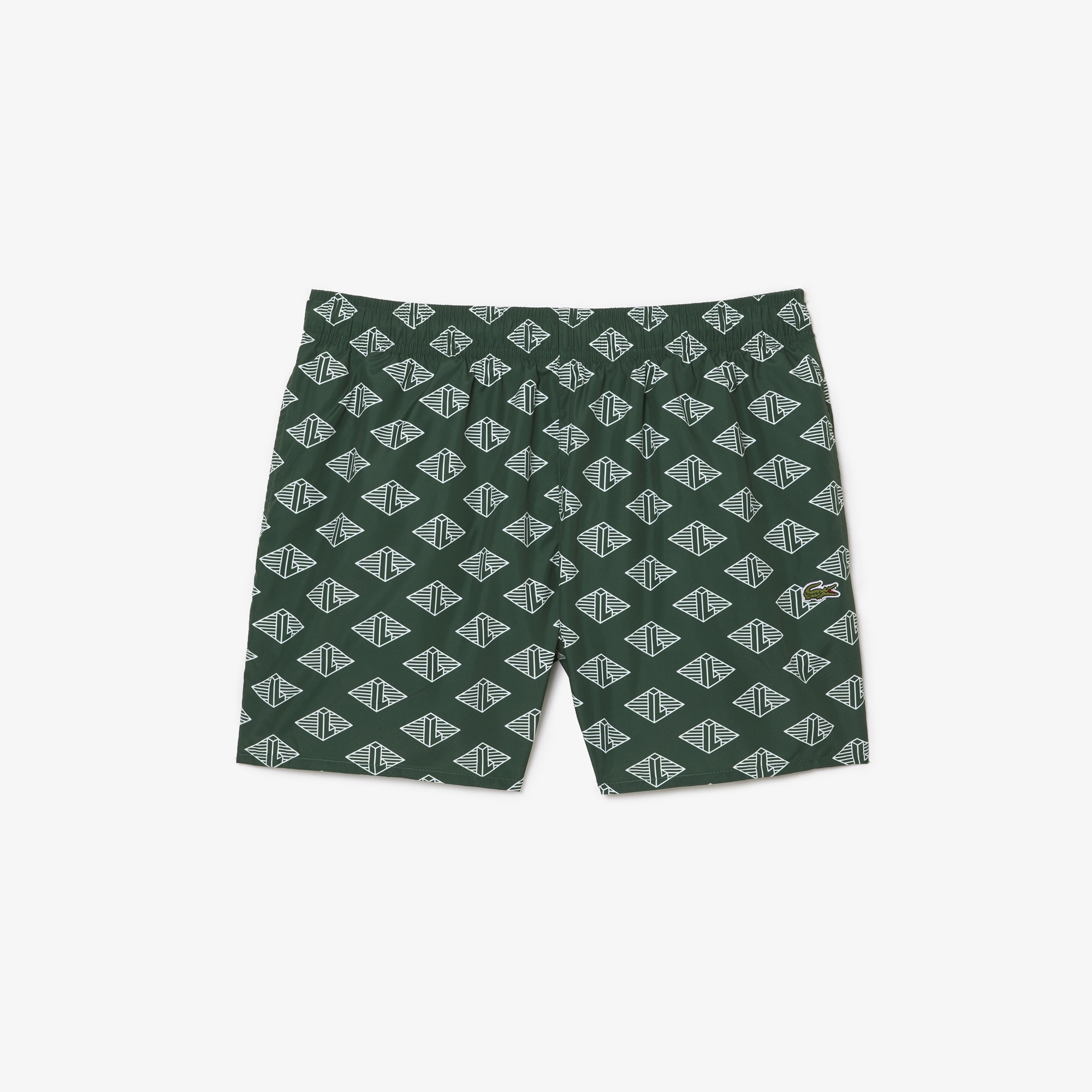 Lacoste Erkek Monogram Yeşil Mayo Şort