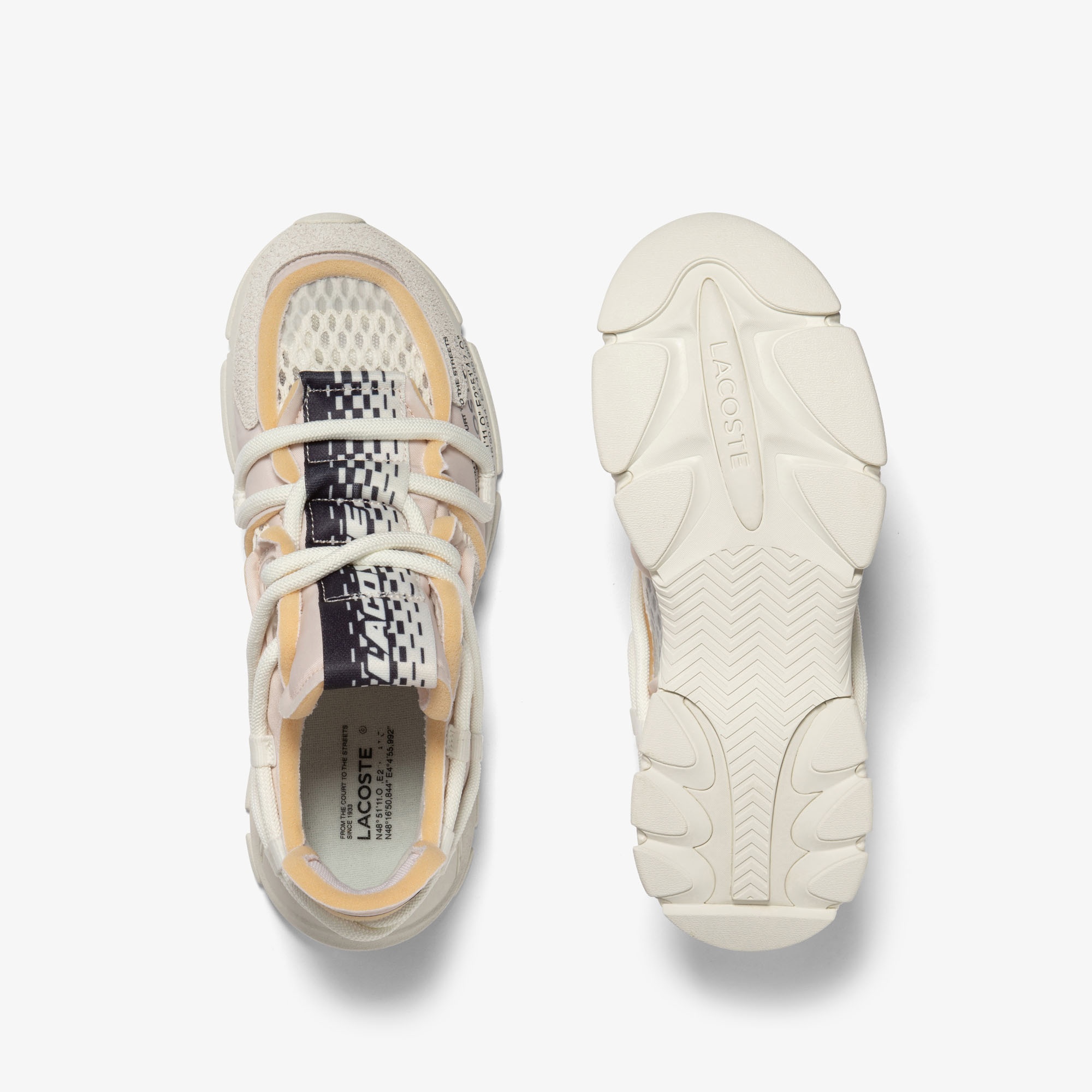 Lacoste SPORT L003 Active Runway Erkek Bej Sneaker