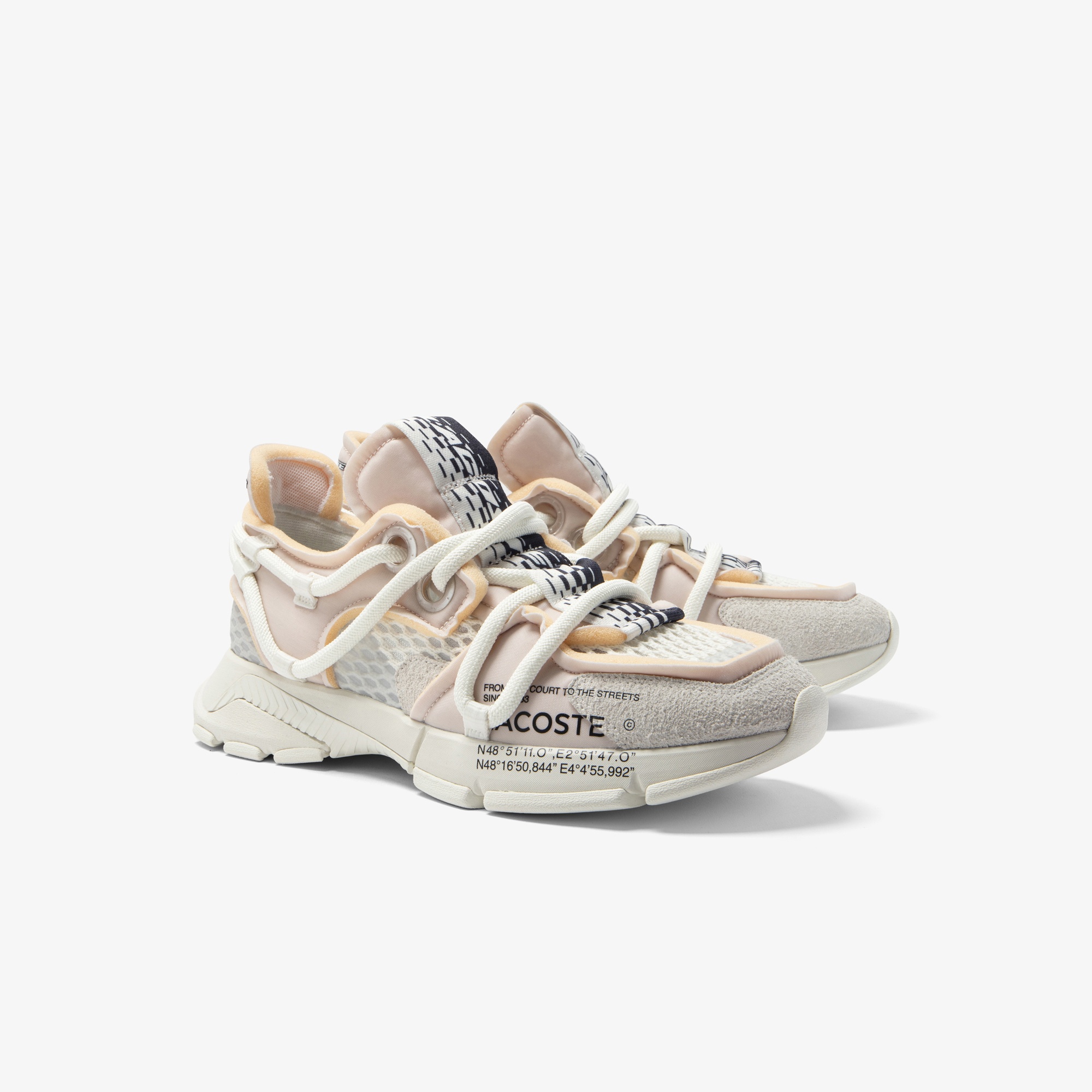 Lacoste SPORT L003 Active Runway Erkek Bej Sneaker