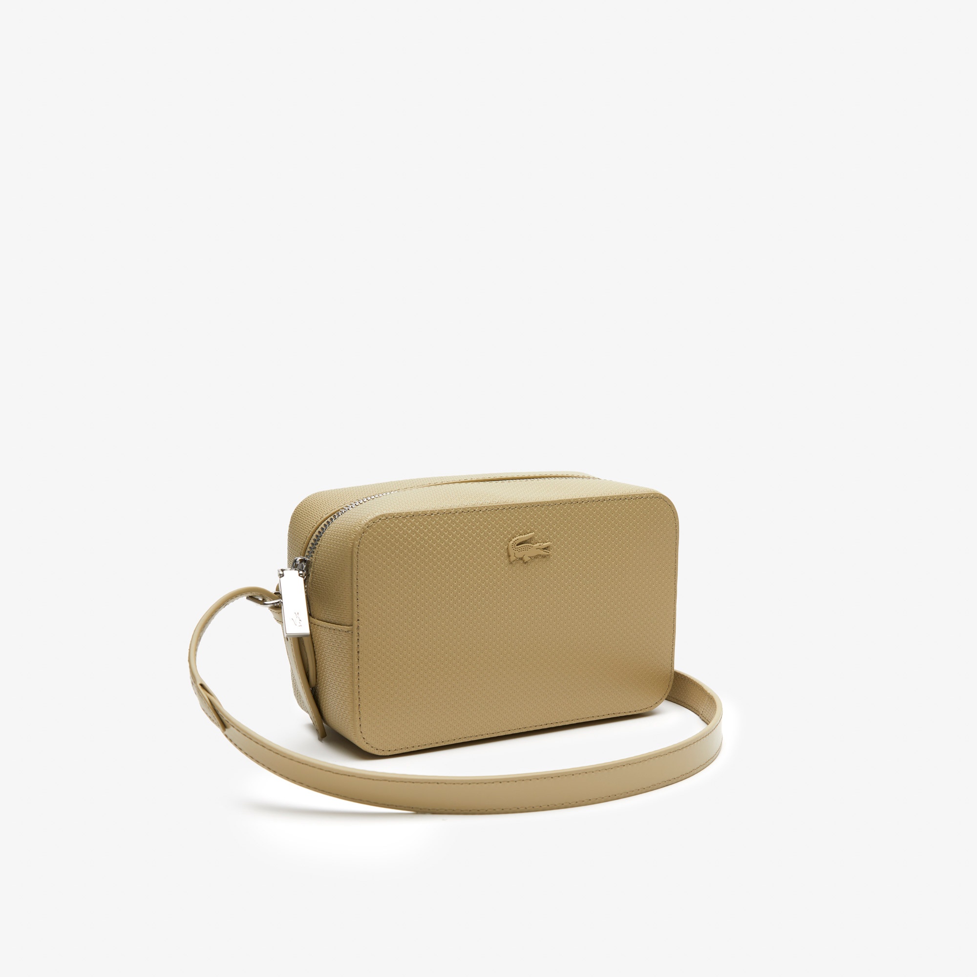 Lacoste Chantaco Kadın Deri Bej Postacı Çantası
