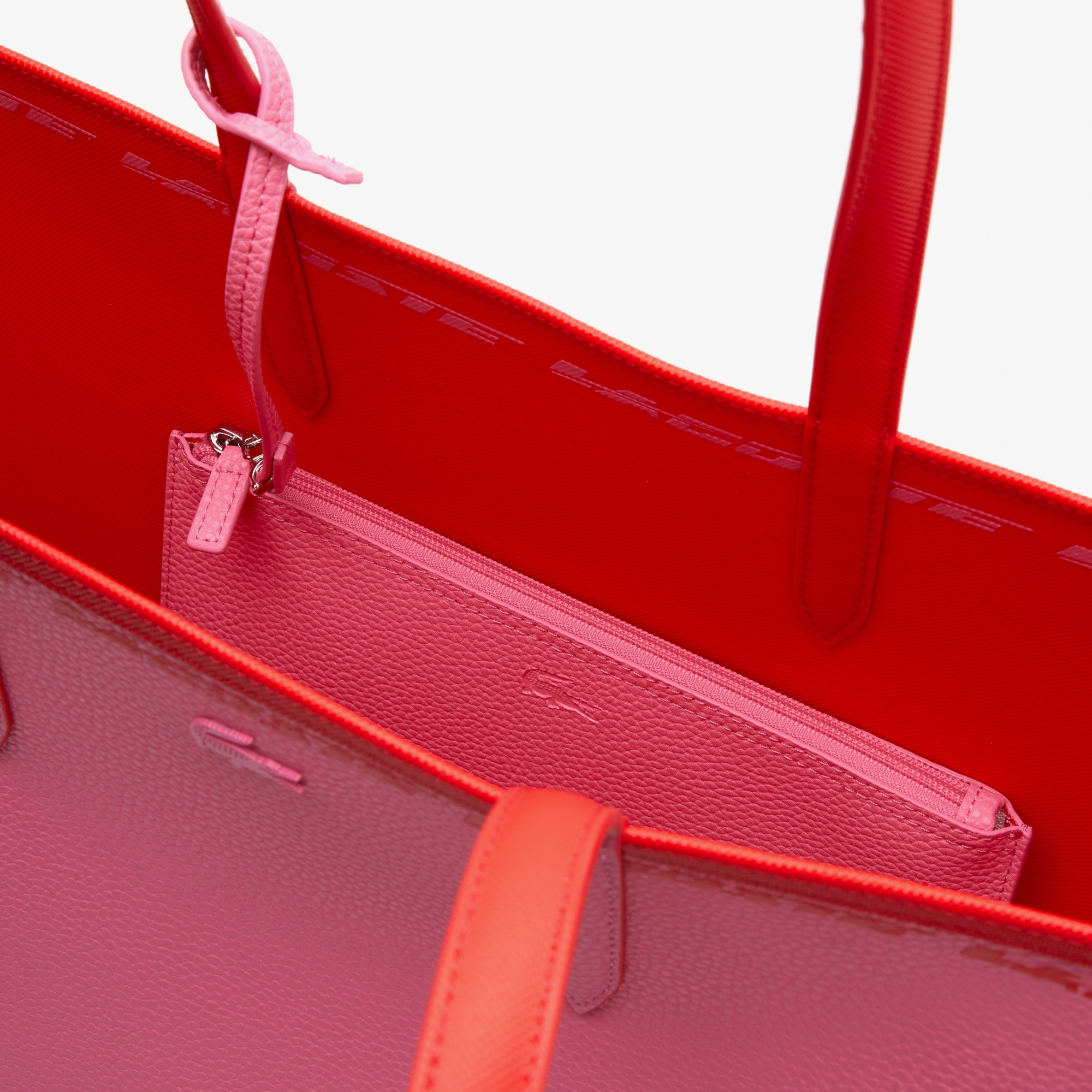 Lacoste Anna Kadın Çift Taraflı Kırmızı Omuz Çantası