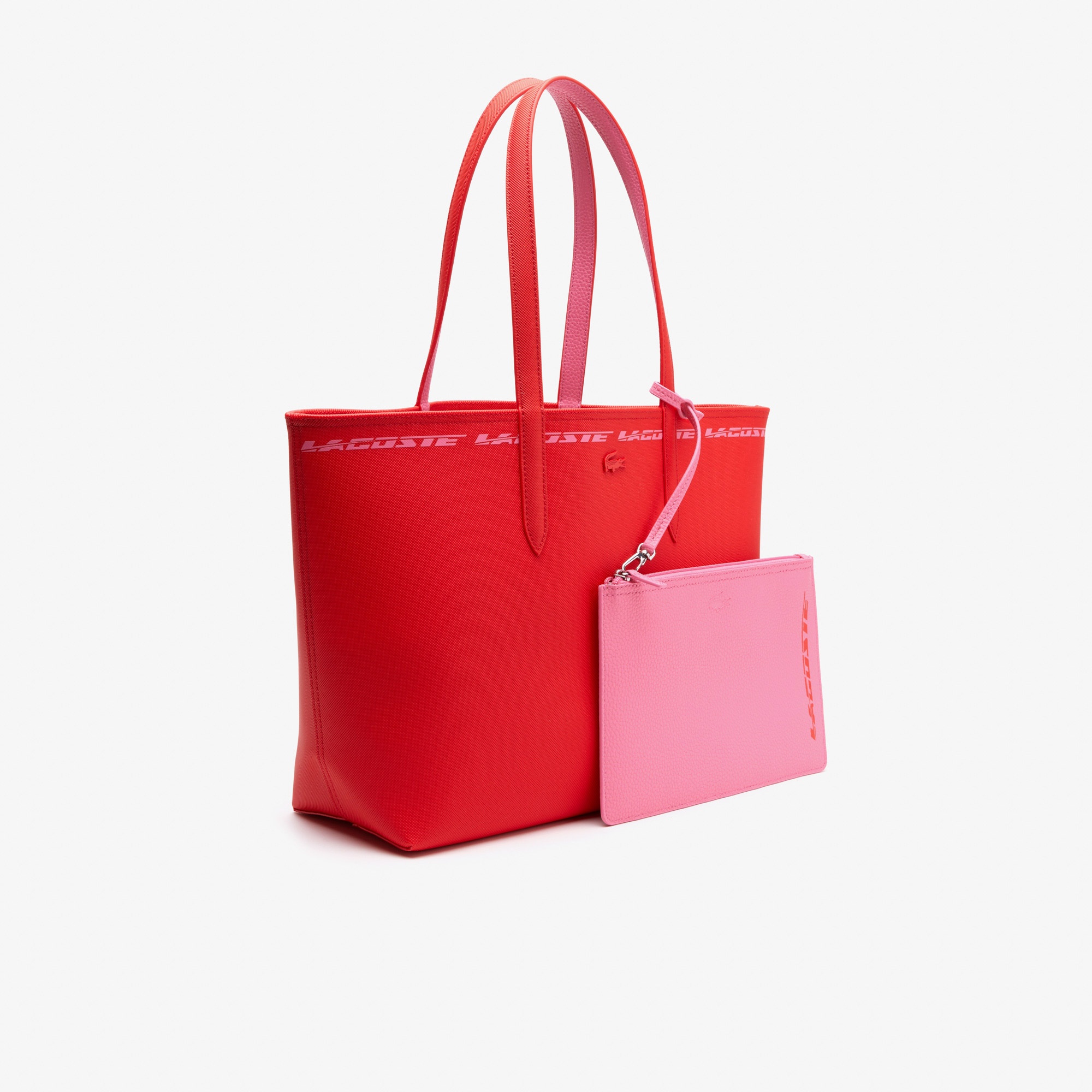 Lacoste Anna Kadın Çift Taraflı Kırmızı Omuz Çantası