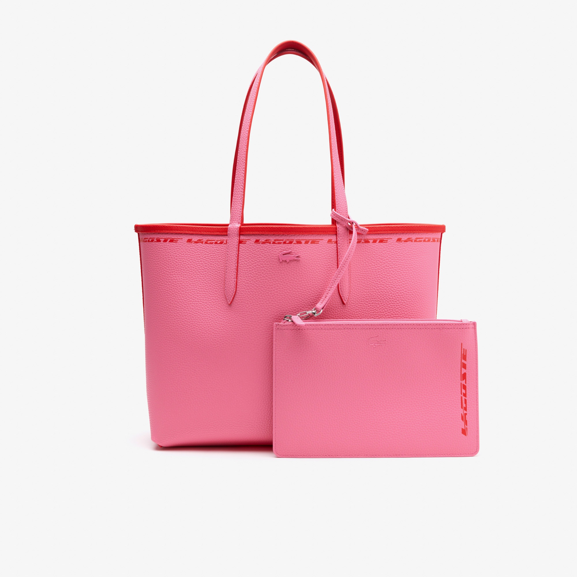 Lacoste Anna Kadın Çift Taraflı Kırmızı Omuz Çantası