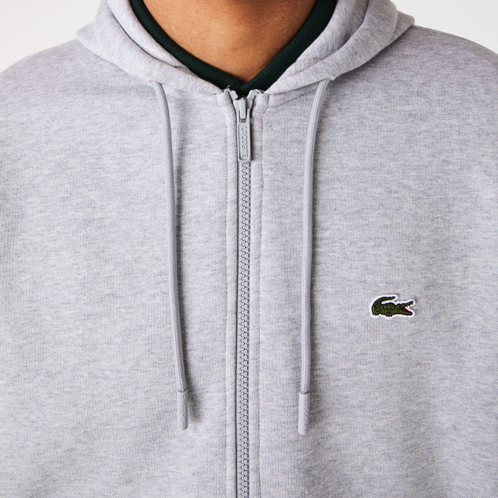 Lacoste Erkek Classic Fit Kapüşonlu Gri Eşofman Takımı