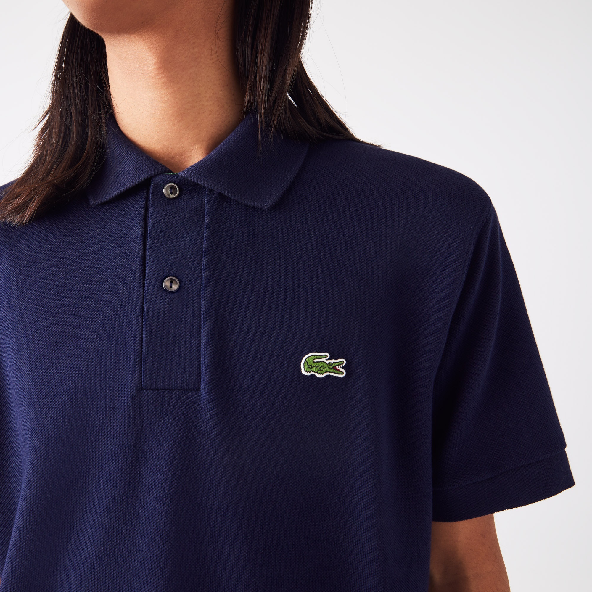 Lacoste Erkek Classic Fit L.12.21 Organik Pamuk Lacivert Polo