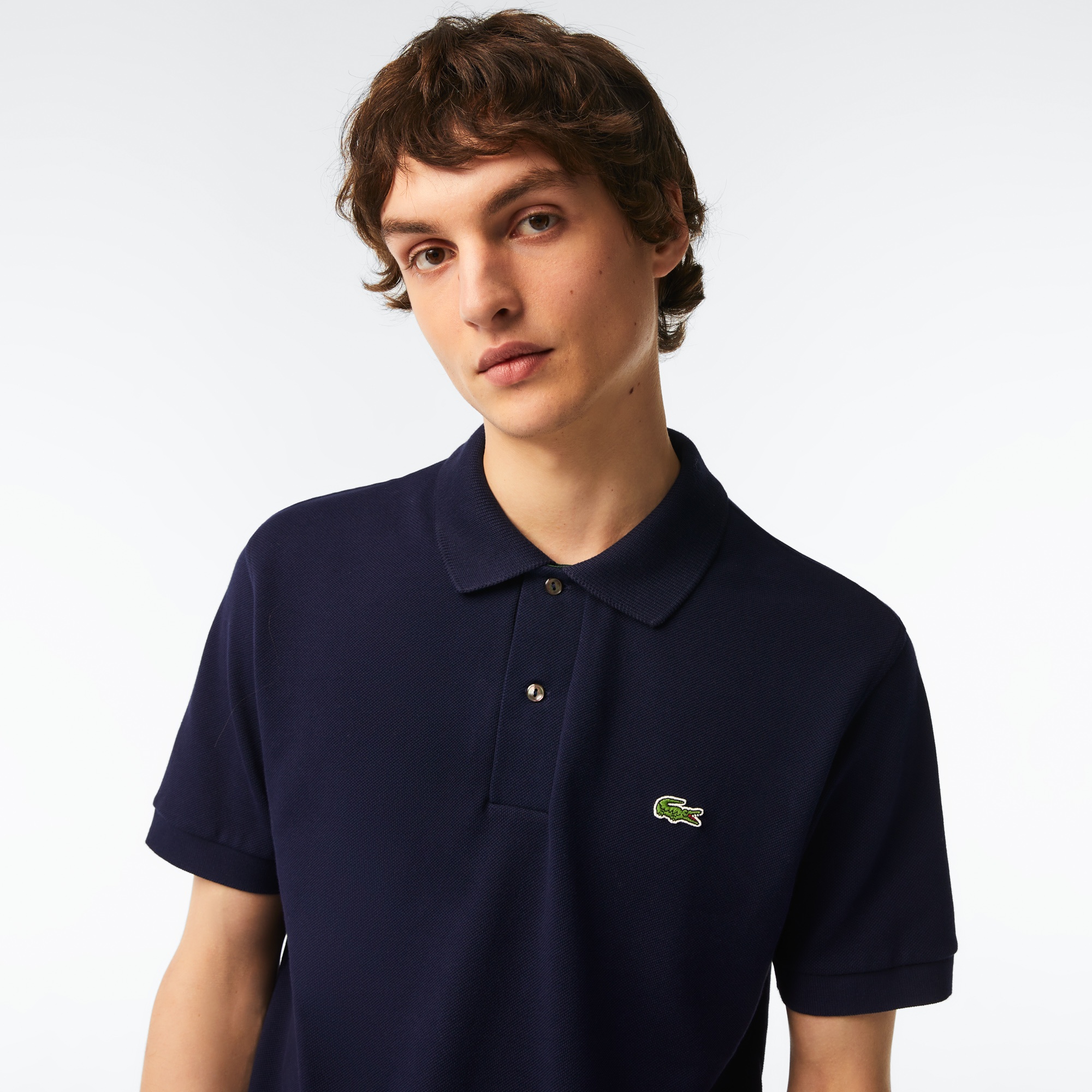 Lacoste Erkek Classic Fit L.12.21 Organik Pamuk Lacivert Polo