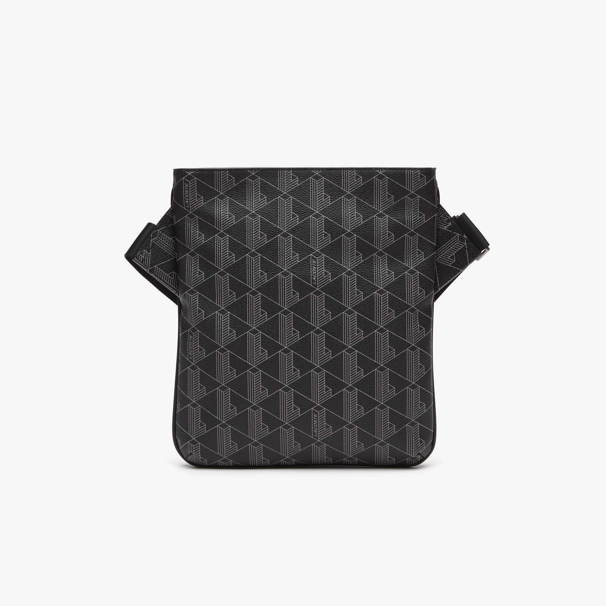 Lacoste The Blend Erkek Monogram Siyah Postacı Çantası