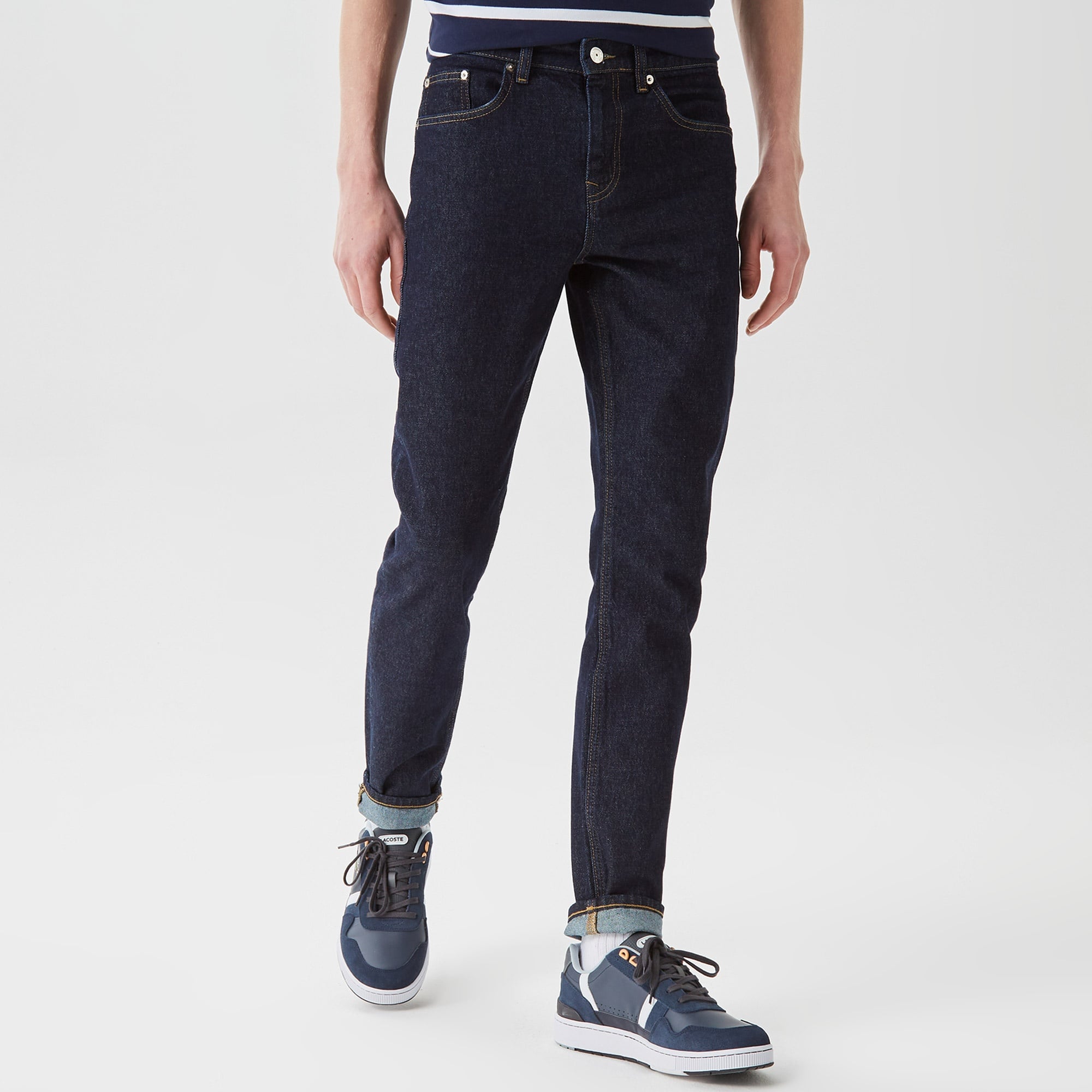 Lacoste Erkek Slim Fit  Jean Pantolon