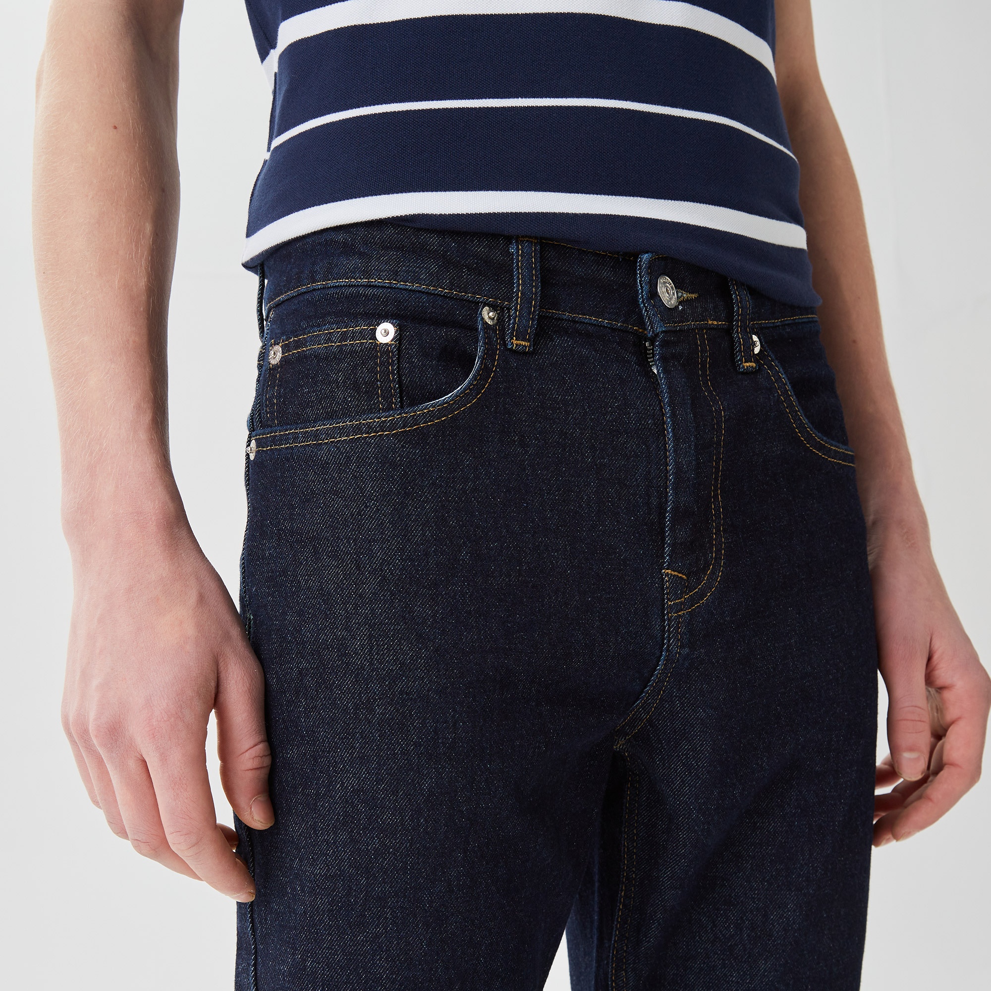 Lacoste Erkek Slim Fit  Jean Pantolon