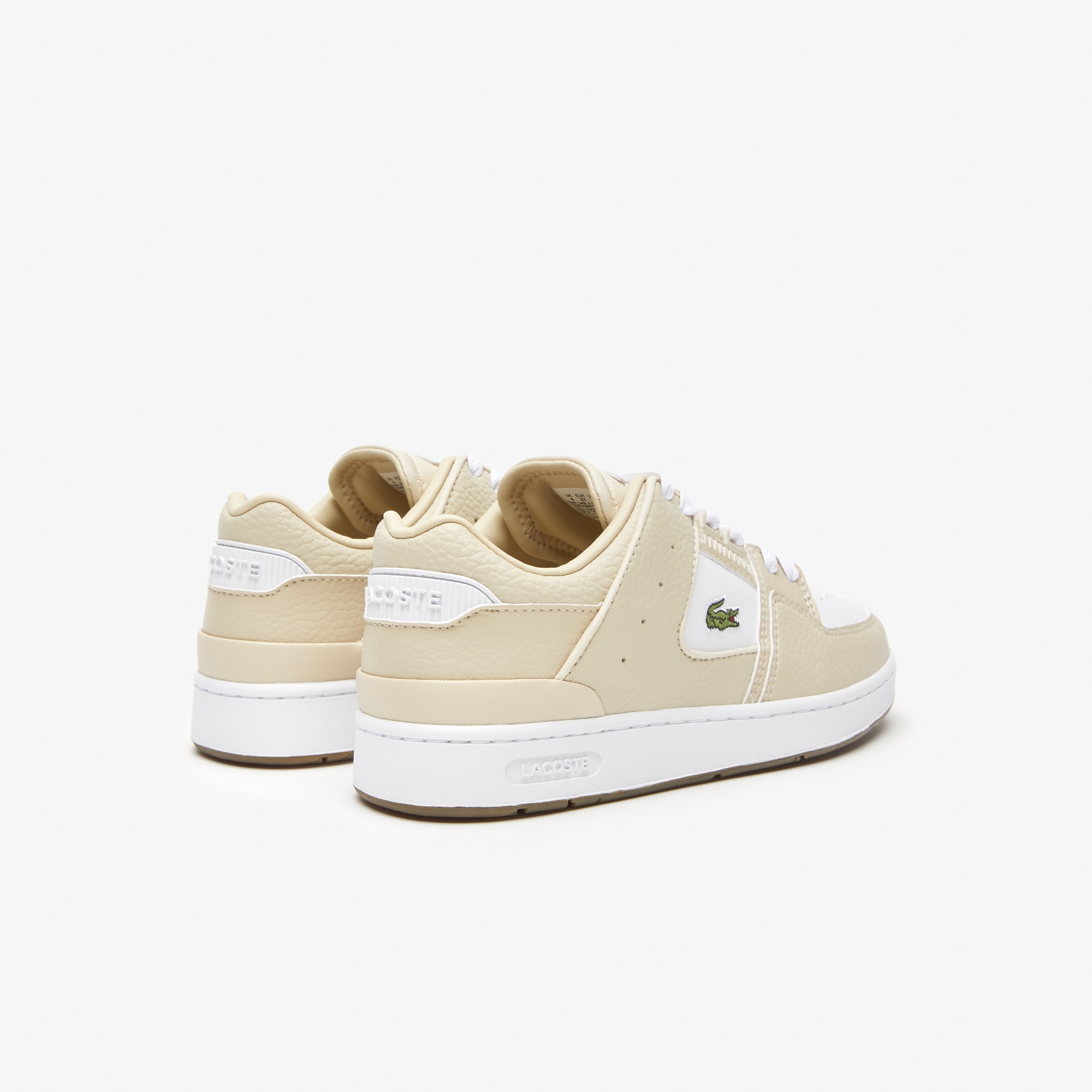Lacoste Court Cage Kadın Bej Sneaker