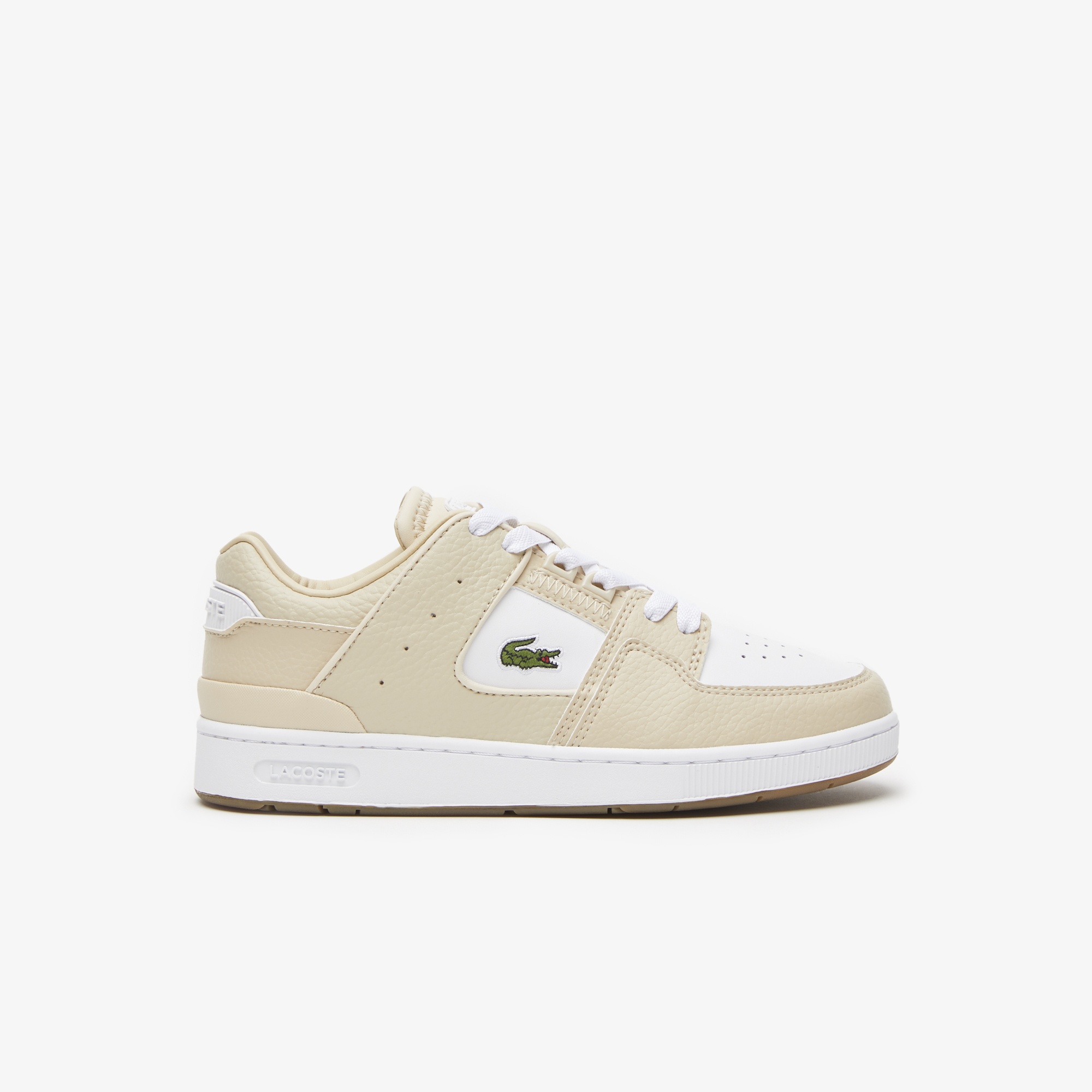 Lacoste Court Cage Kadın Bej Sneaker