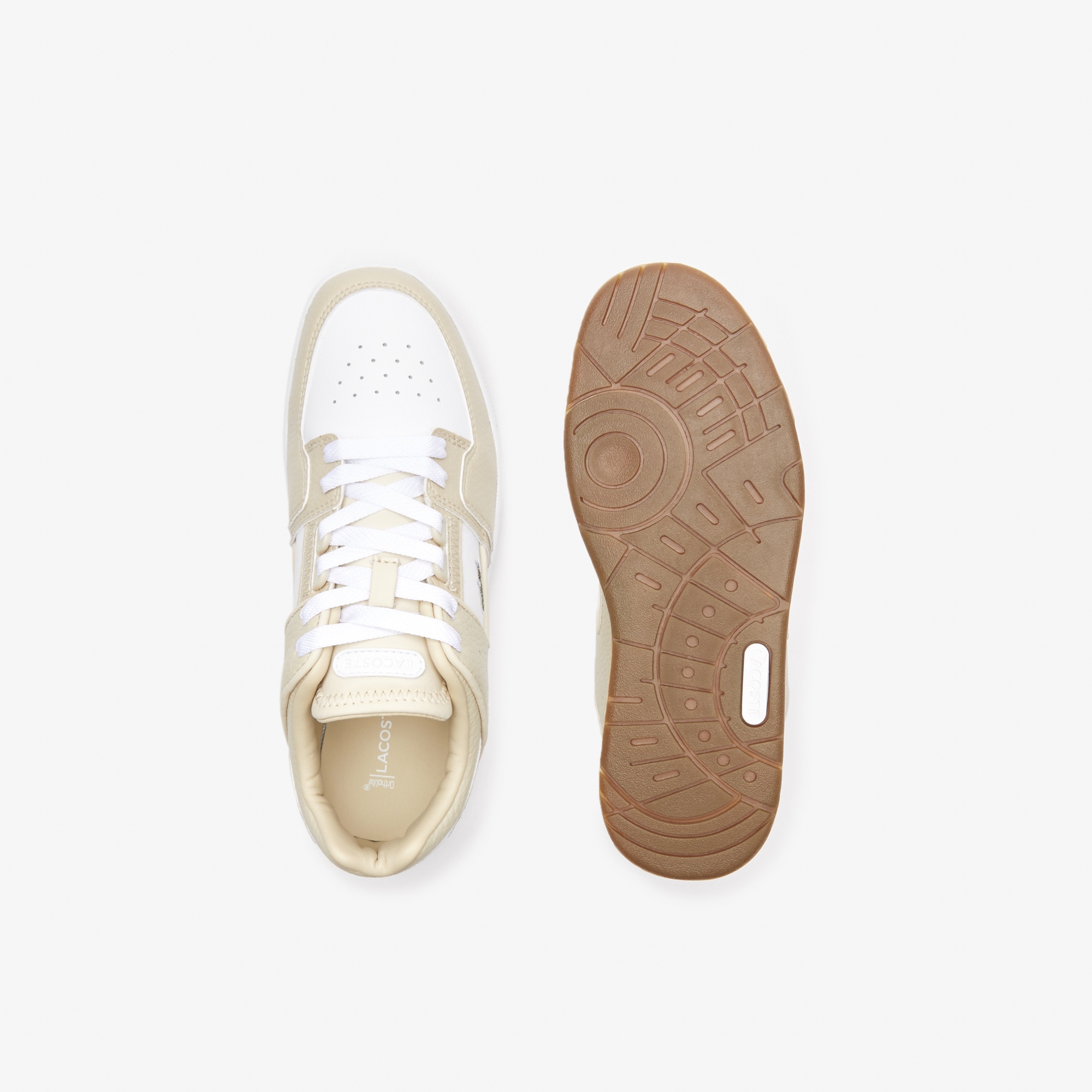 Lacoste Court Cage Kadın Bej Sneaker
