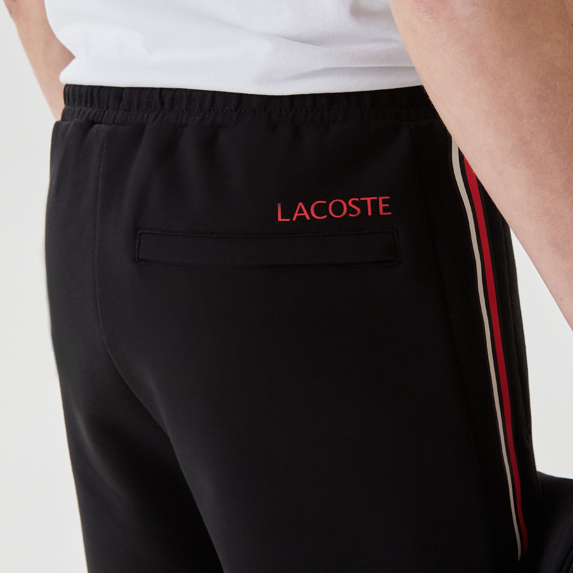 Lacoste Erkek Slim Fit Baskılı Siyah Şort