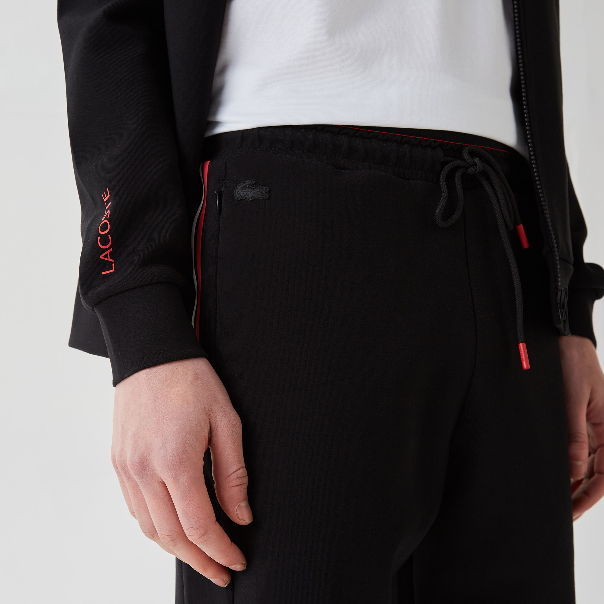 Lacoste Erkek Slim Fit Baskılı Siyah Şort