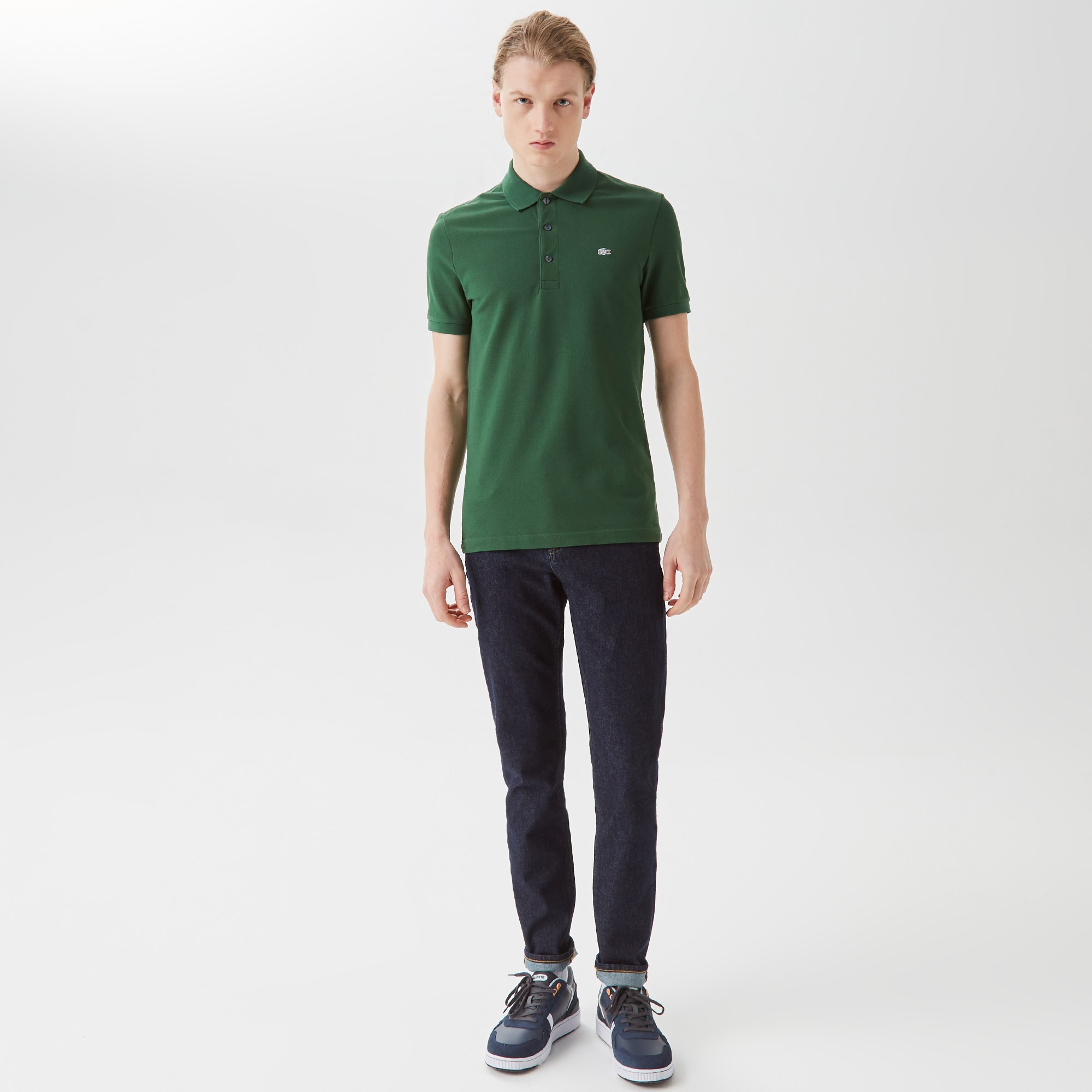 Lacoste Erkek Slim Fit Yeşil Polo