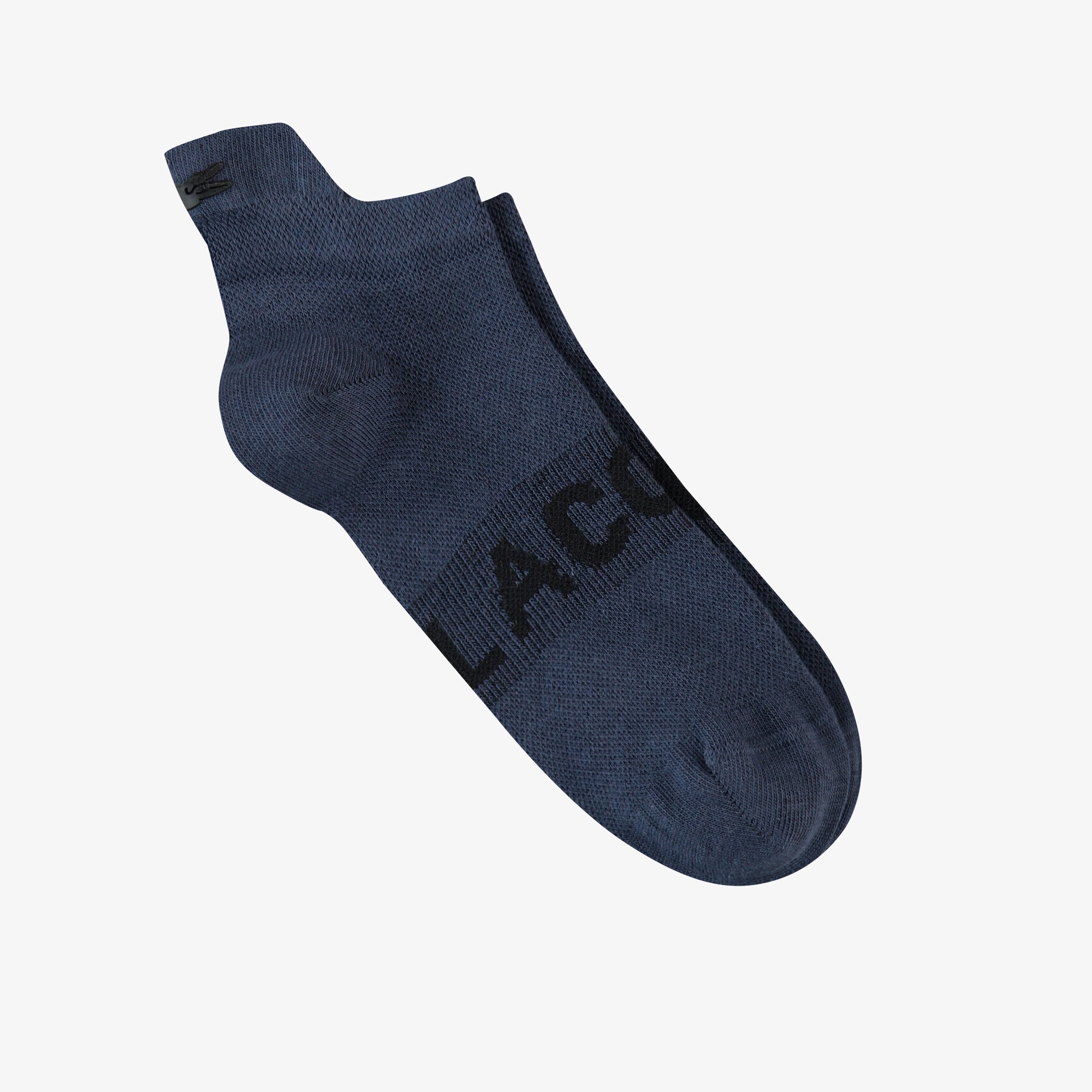 Lacoste Unisex Baskılı Lacivert Çorap