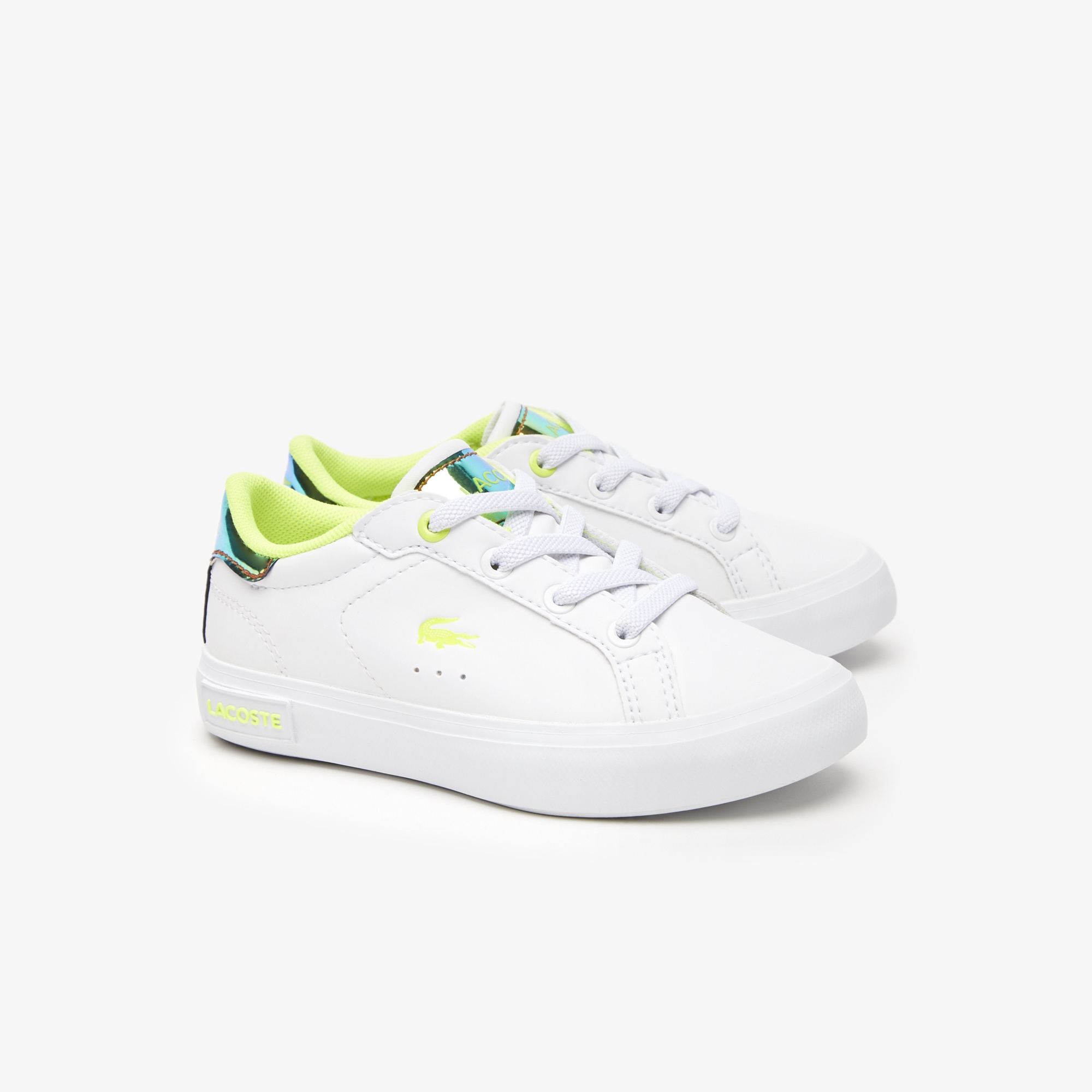 Lacoste Powercourt Çocuk Beyaz Sneaker