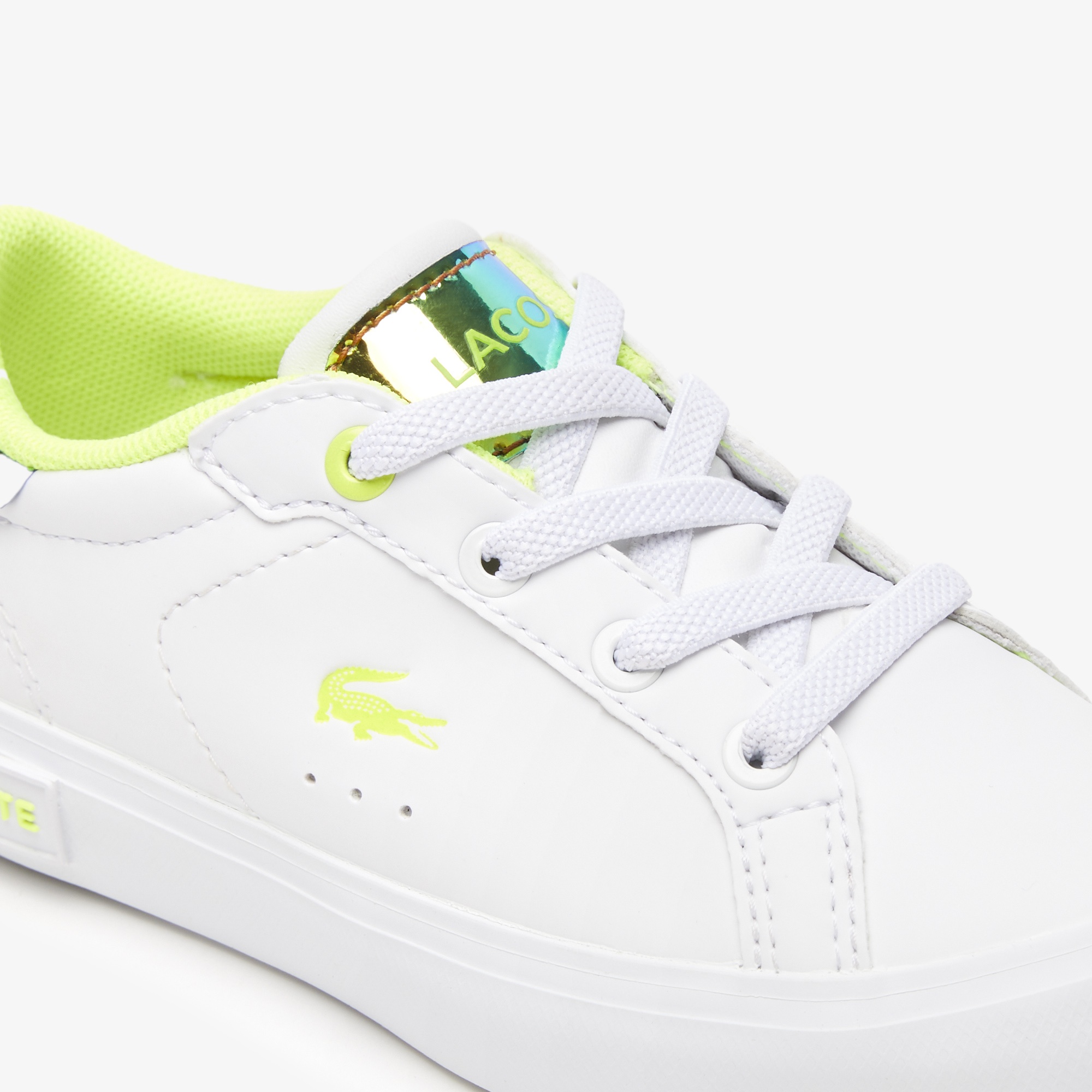 Lacoste Powercourt Çocuk Beyaz Sneaker