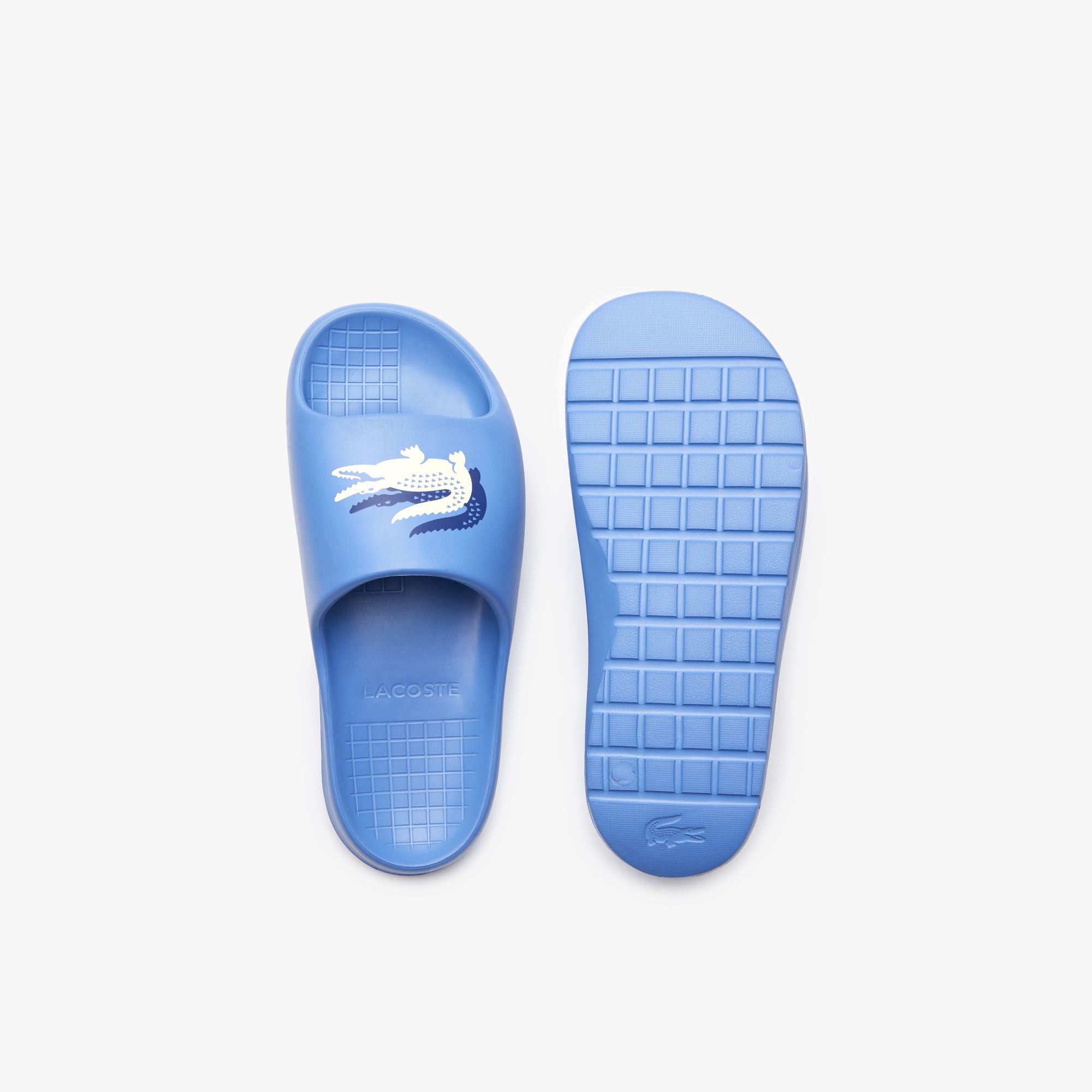 Lacoste Croco 2.0 Evo Erkek Mavi Terlik