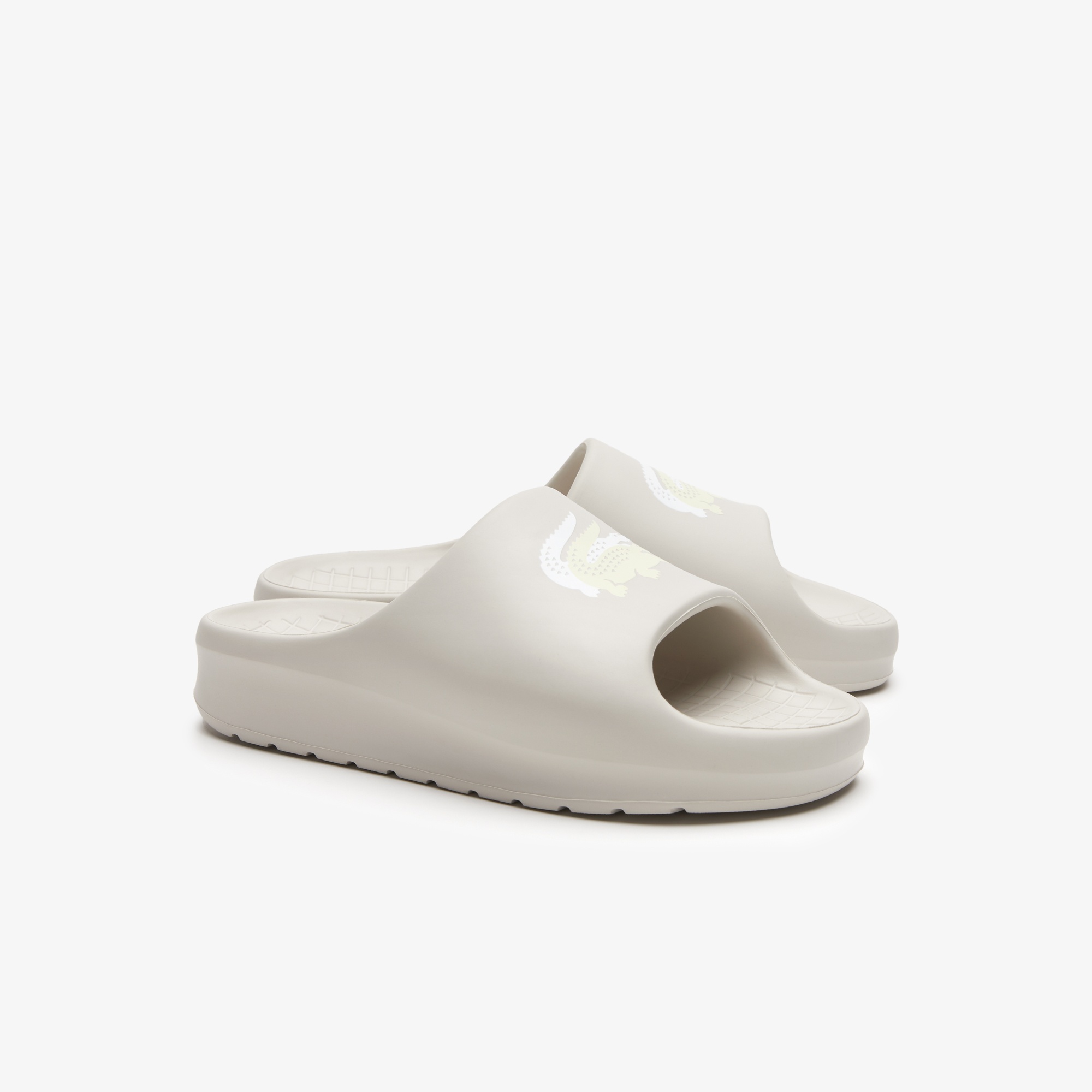 Lacoste Croco 2.0 Evo Kadın Bej Terlik