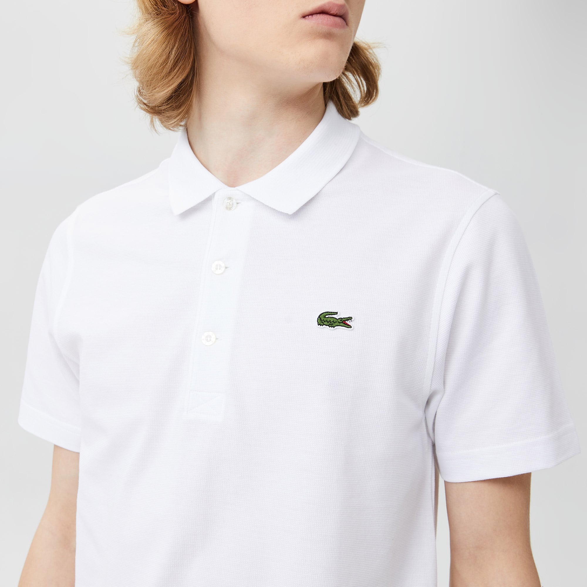 Lacoste SPORT Erkek Regular Fit Beyaz Polo