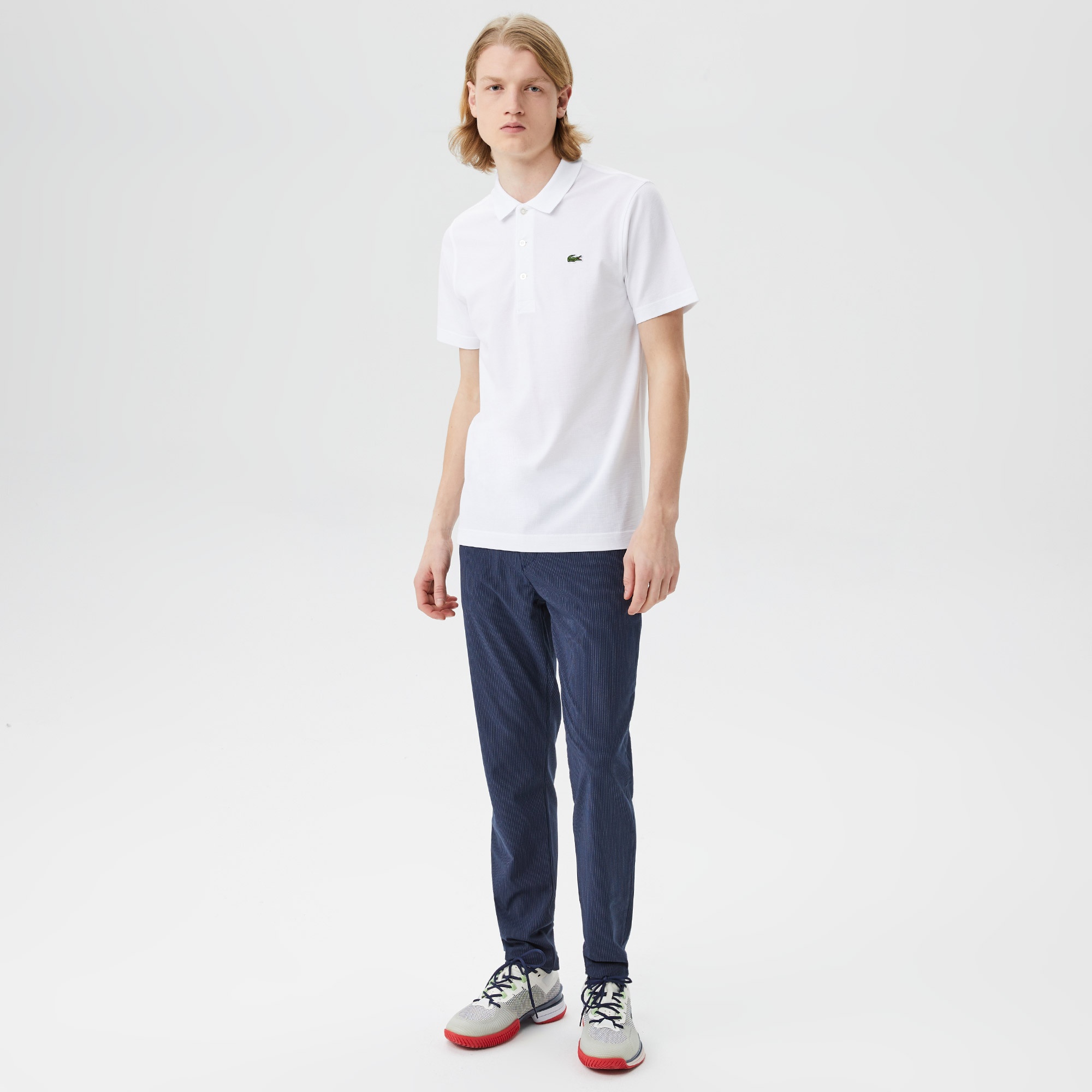 Lacoste SPORT Erkek Regular Fit Beyaz Polo