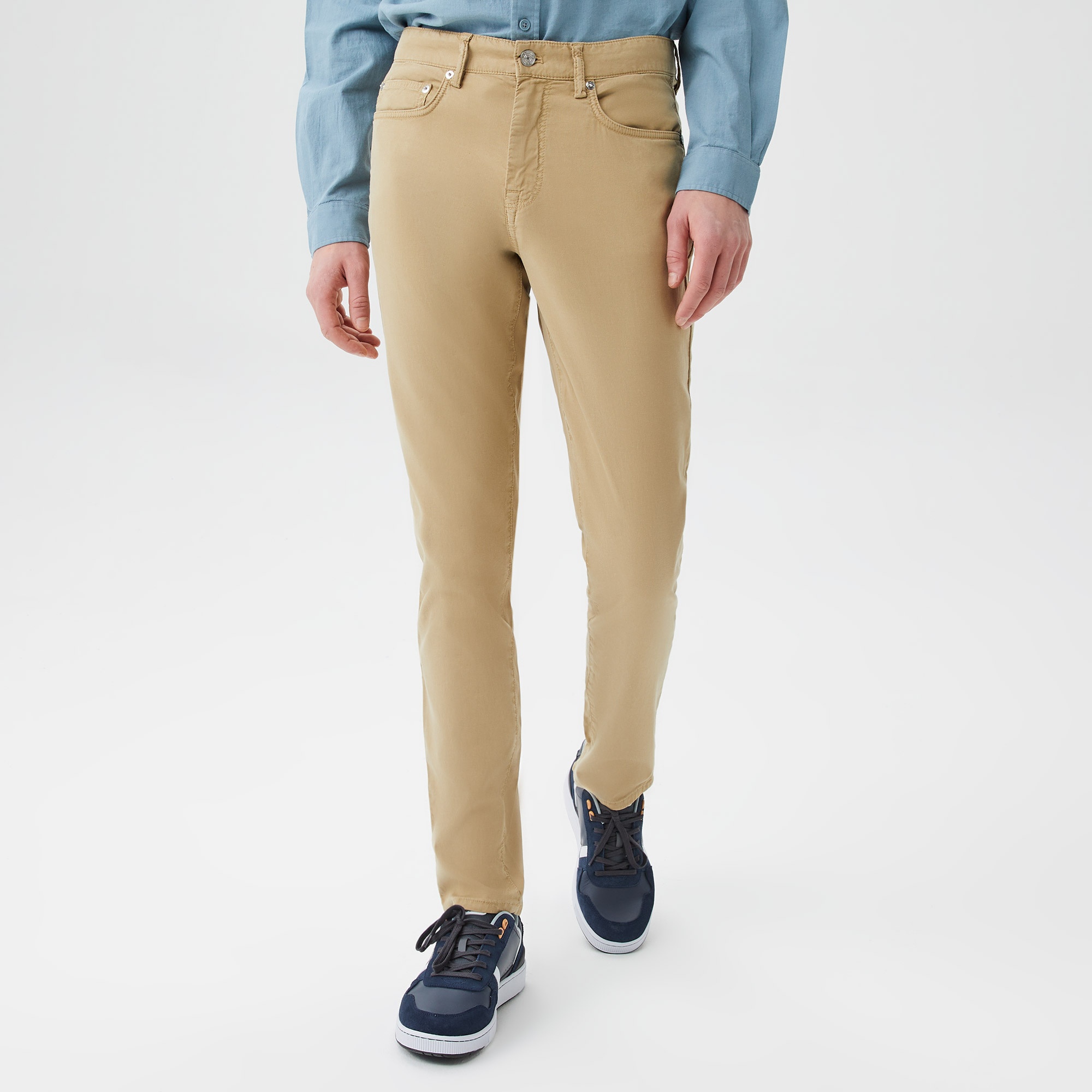 Lacoste Erkek Slim Fit Bej Pantolon