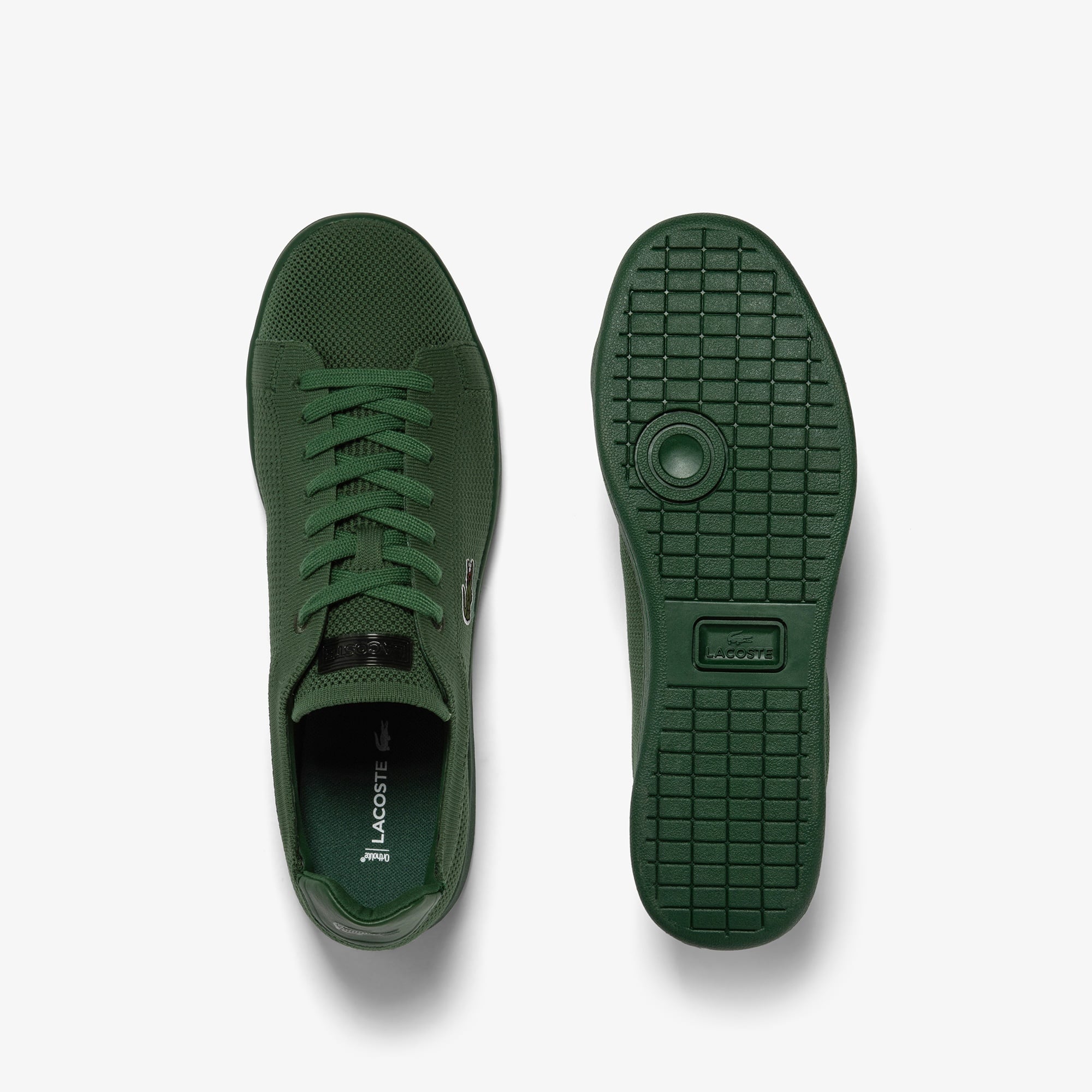 Lacoste Carnaby Piquéé Erkek Yeşil Sneaker