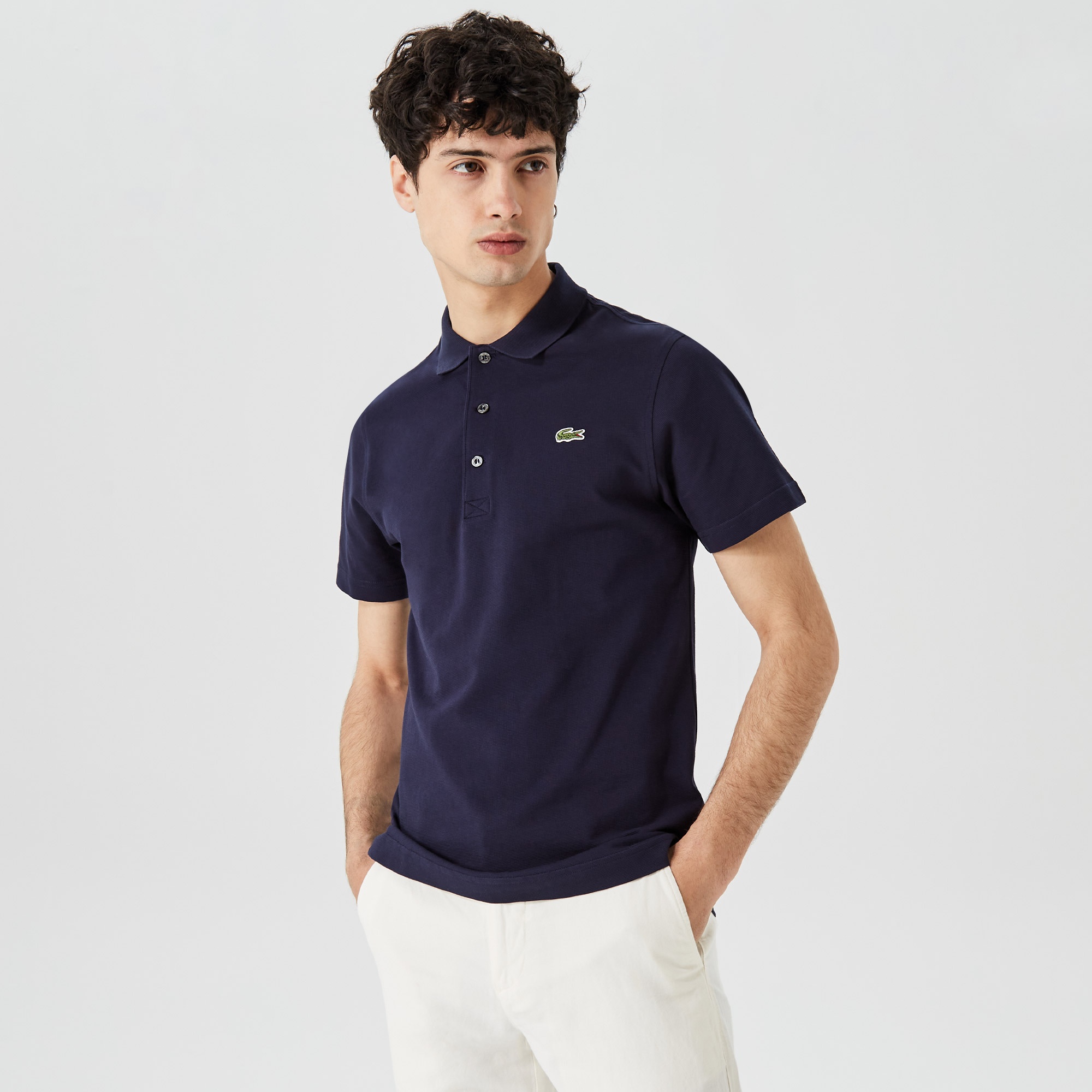 Lacoste SPORT Erkek Regular Fit Lacivert Polo