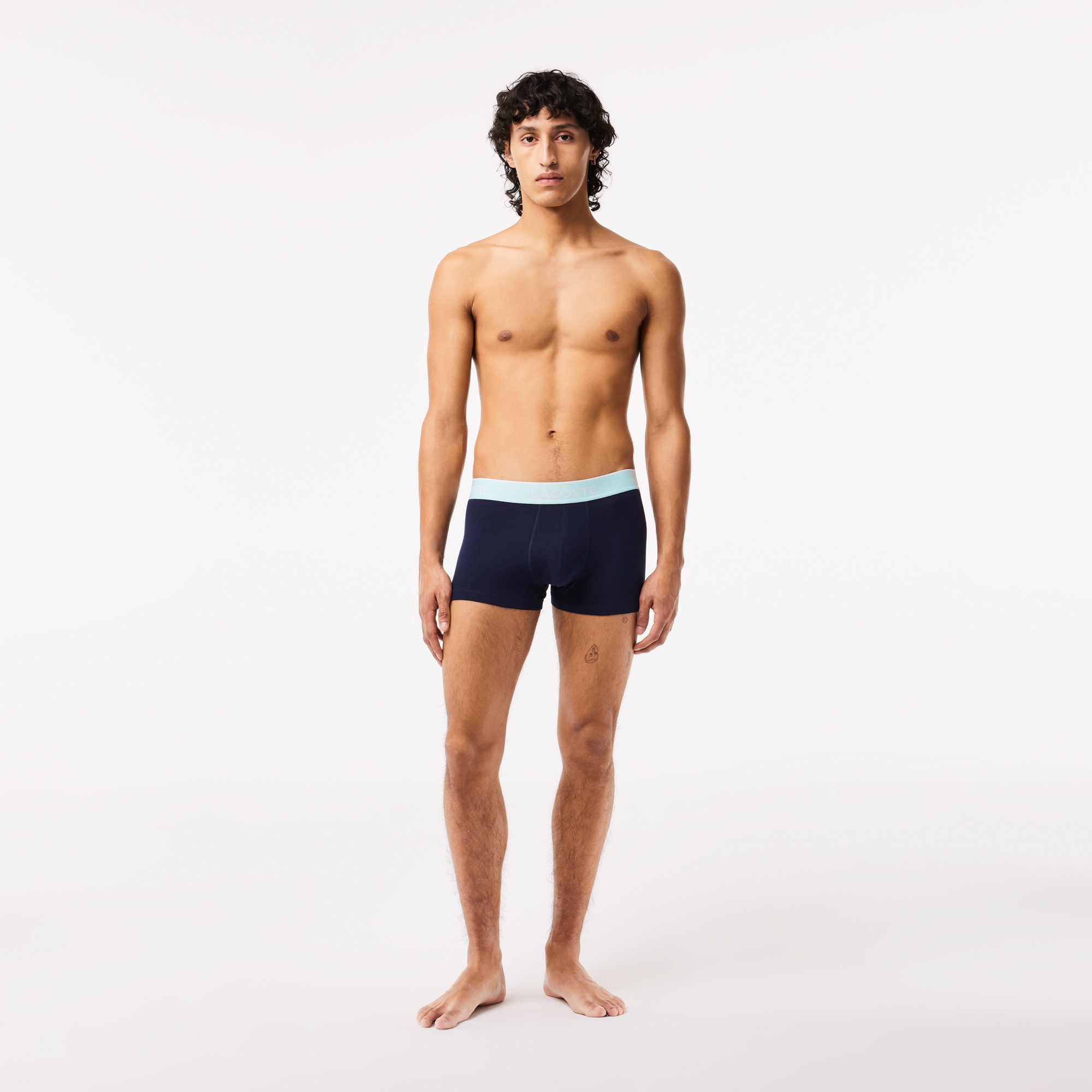 Lacoste Erkek Regular Fit 3'lü Siyah Boxer