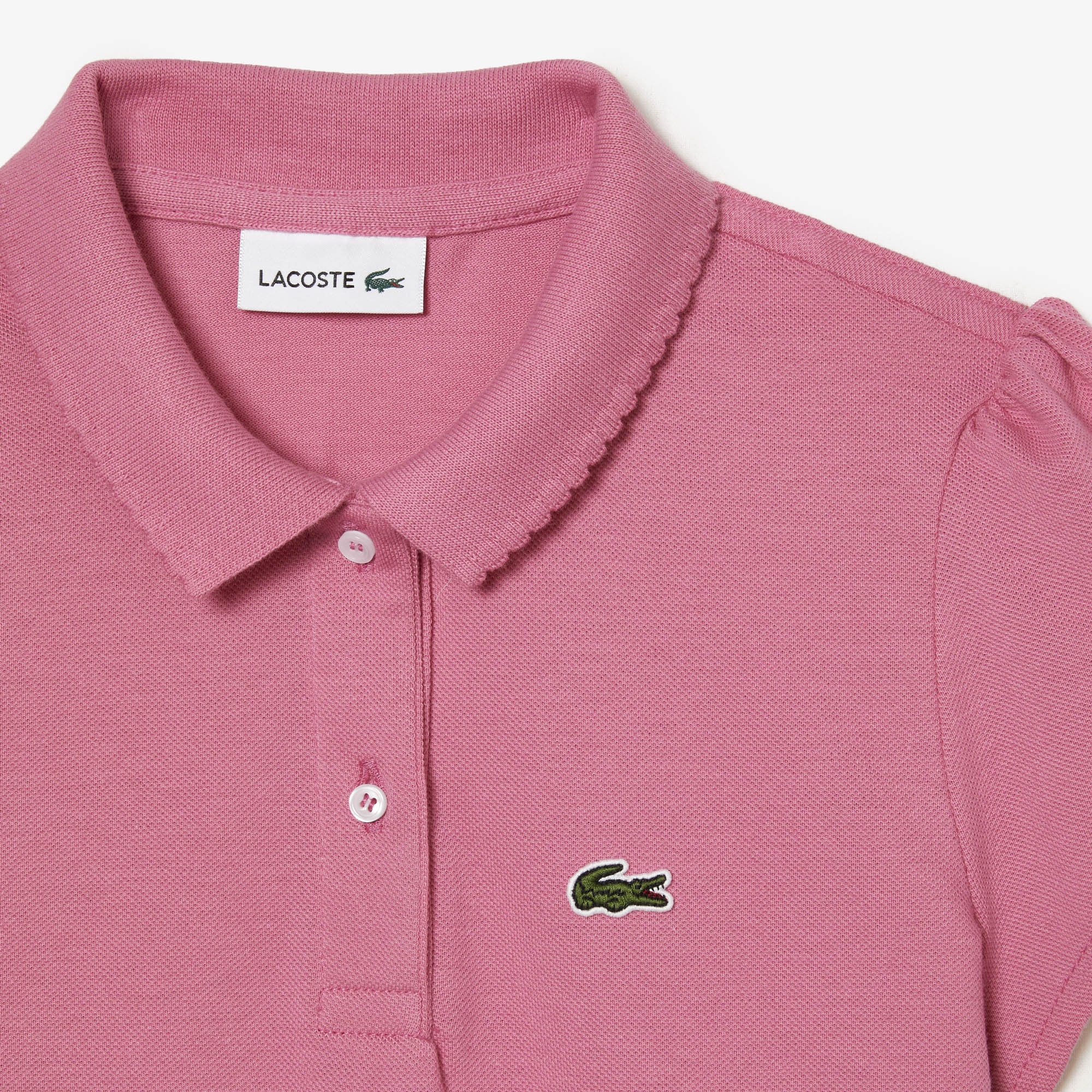 Lacoste Kız Çocuk Pembe Polo