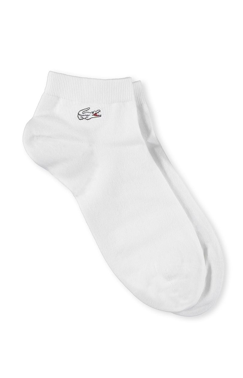 Lacoste Sport Unisex Beyaz 2'li Çorap