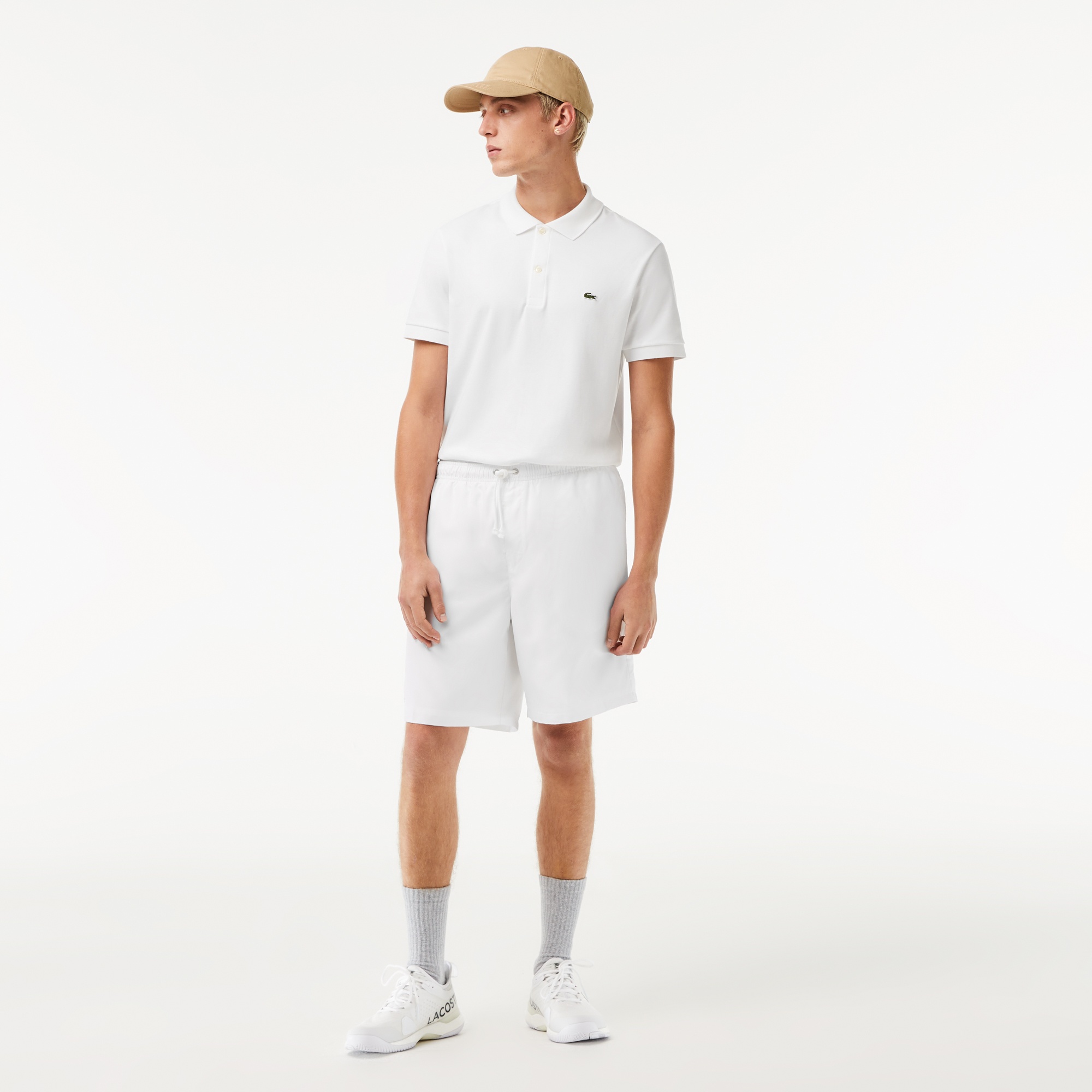 Lacoste Erkek Classic Fit Beyaz Şort