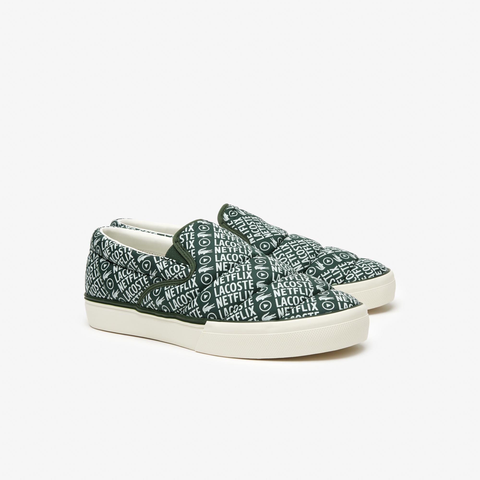 Lacoste x Netflix Erkek Jump Serve Yeşil Sneaker