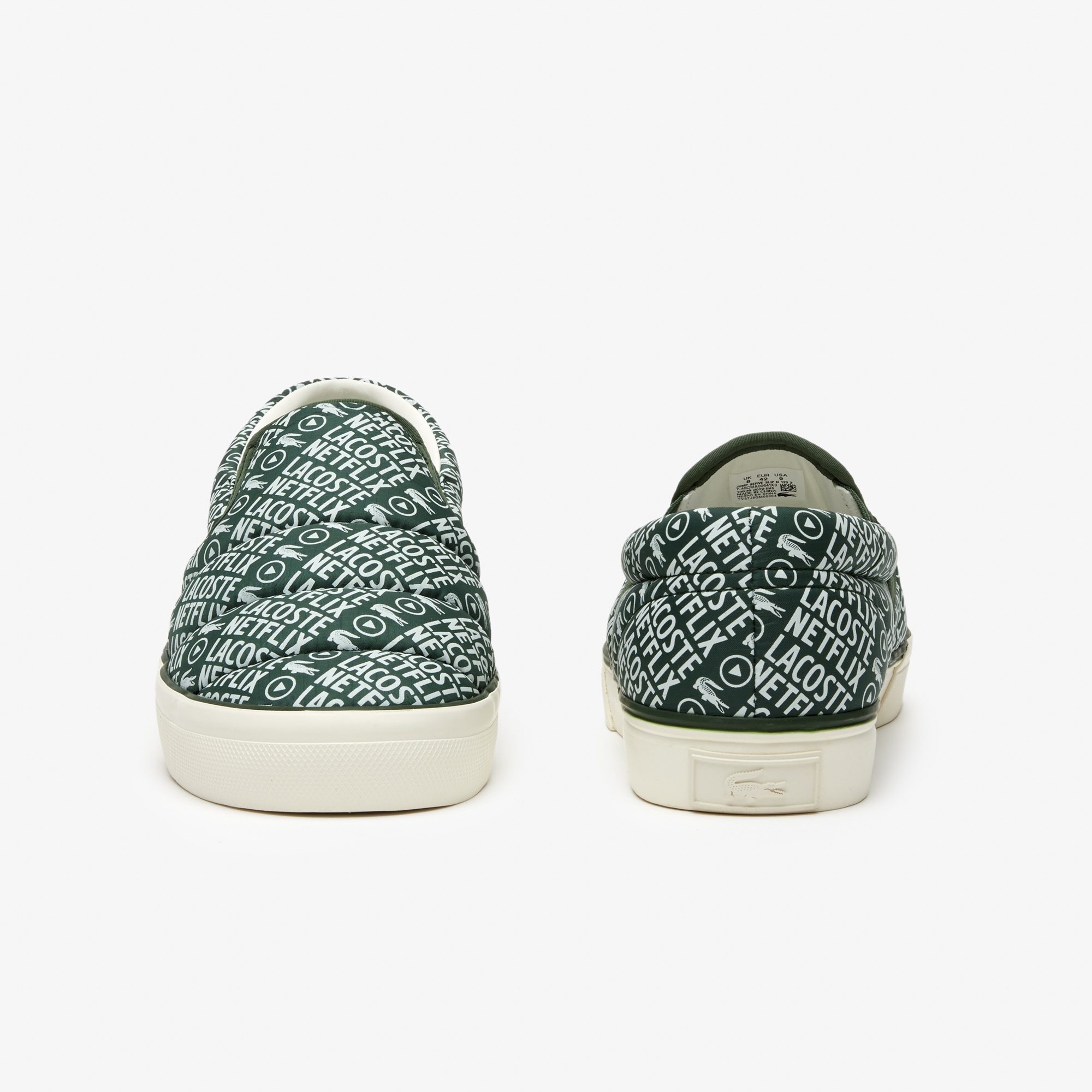 Lacoste x Netflix Erkek Jump Serve Yeşil Sneaker